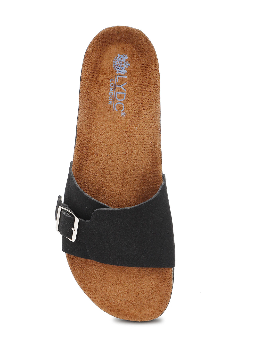 Black Suede Sandals for Women - Bristol