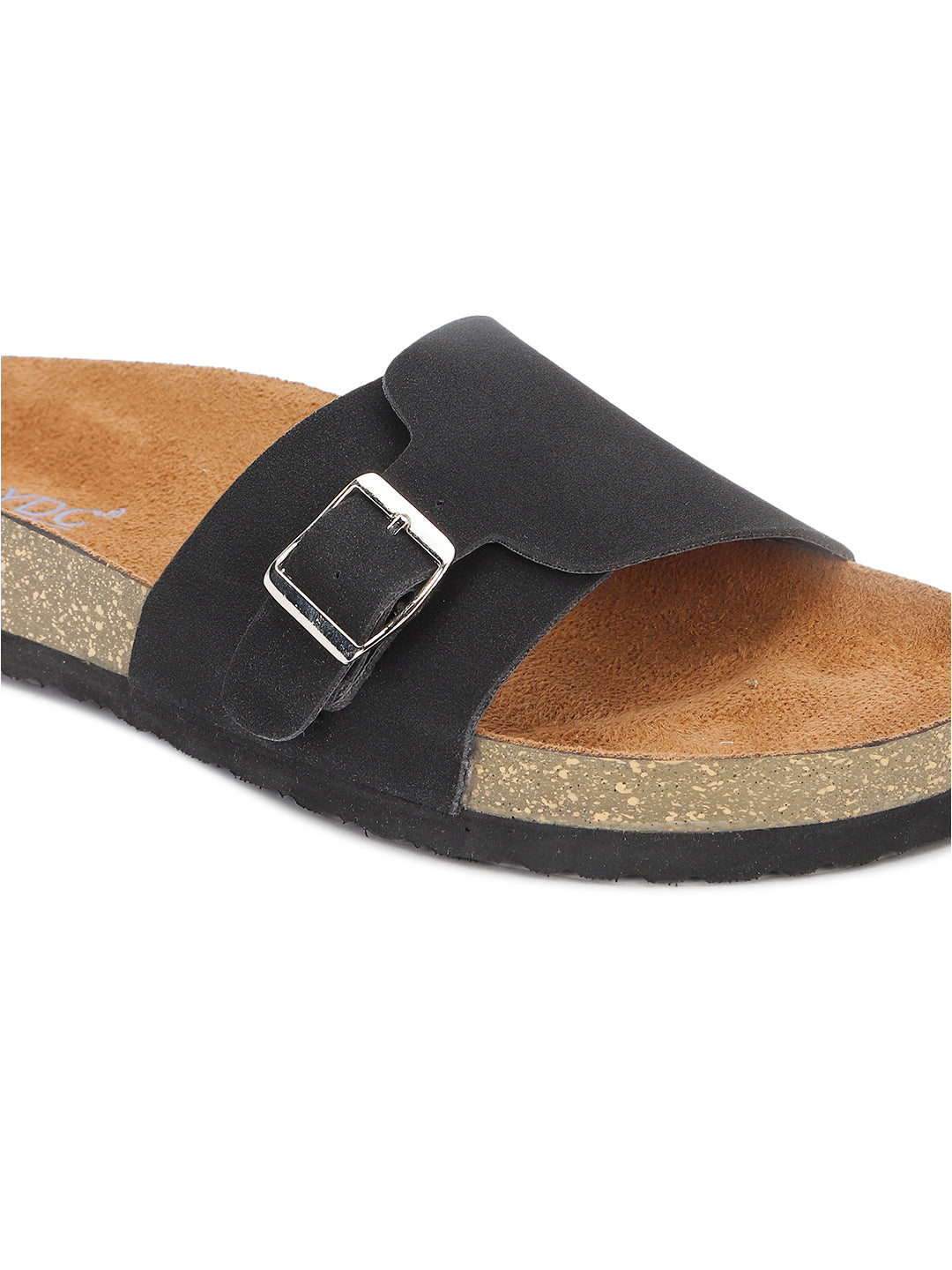 Black Suede Sandals for Women - Bristol