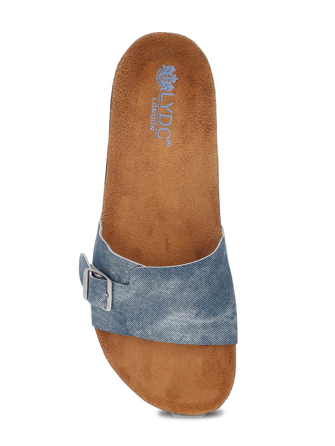 Blue Denim Sandals for Women - Bristol