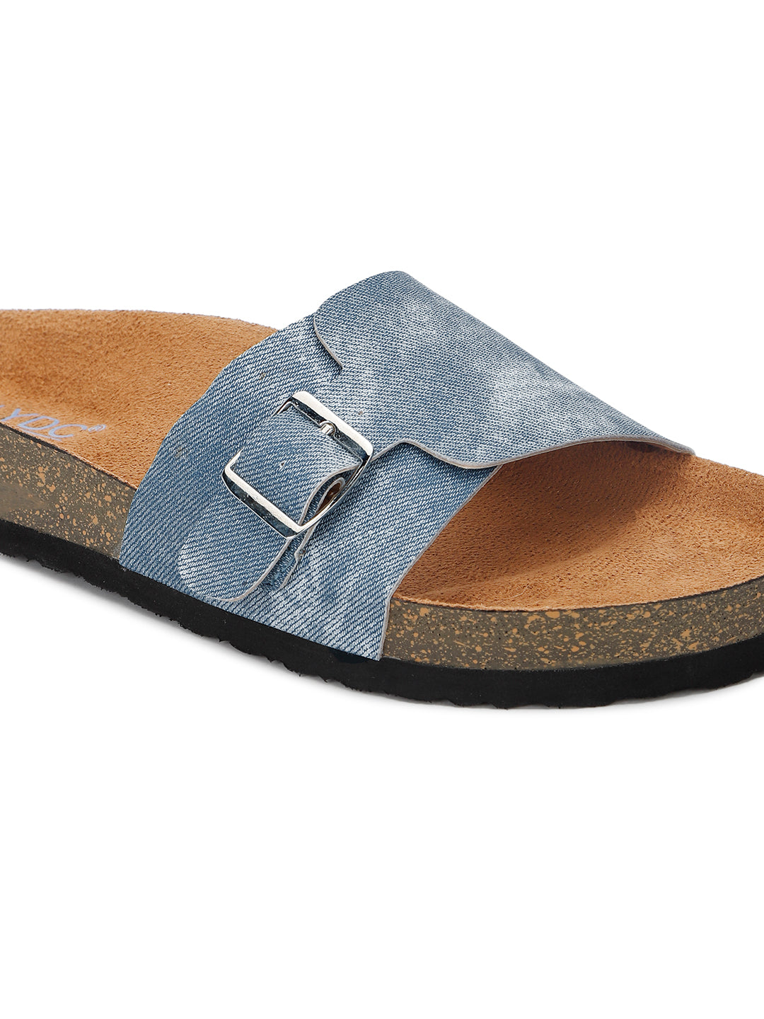 Blue Denim Sandals for Women - Bristol
