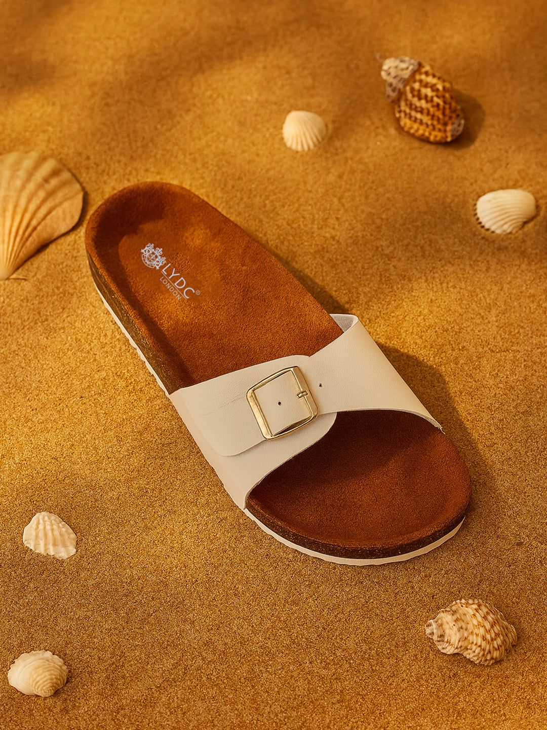 White Plain Sandals for Women - Camden