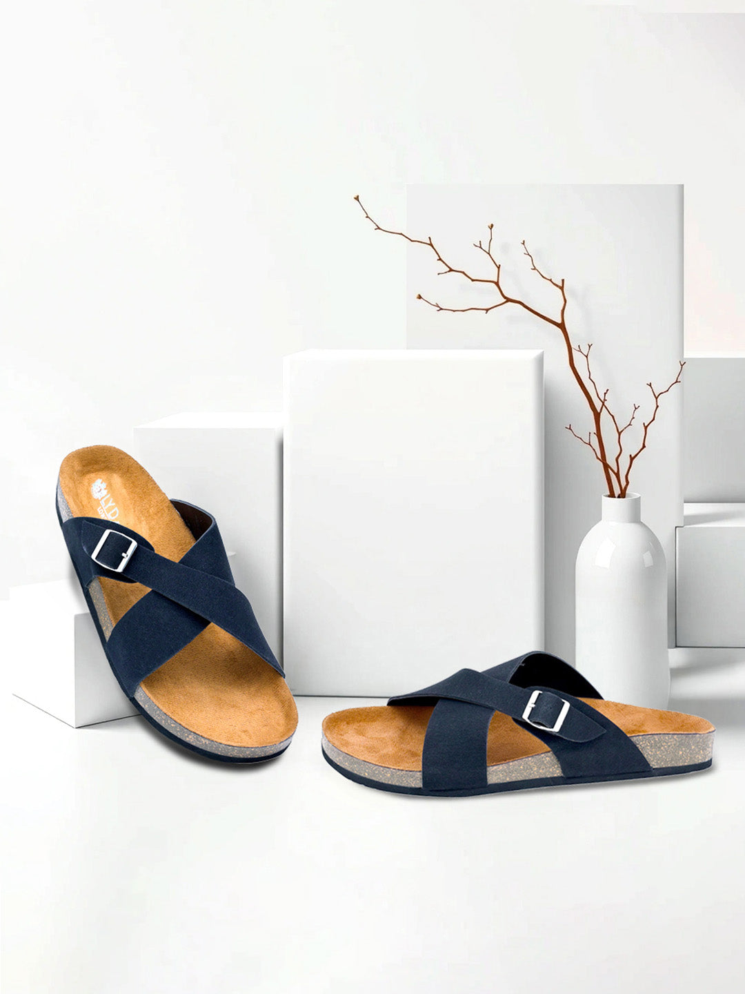 Women's Flat Sandals Black Color