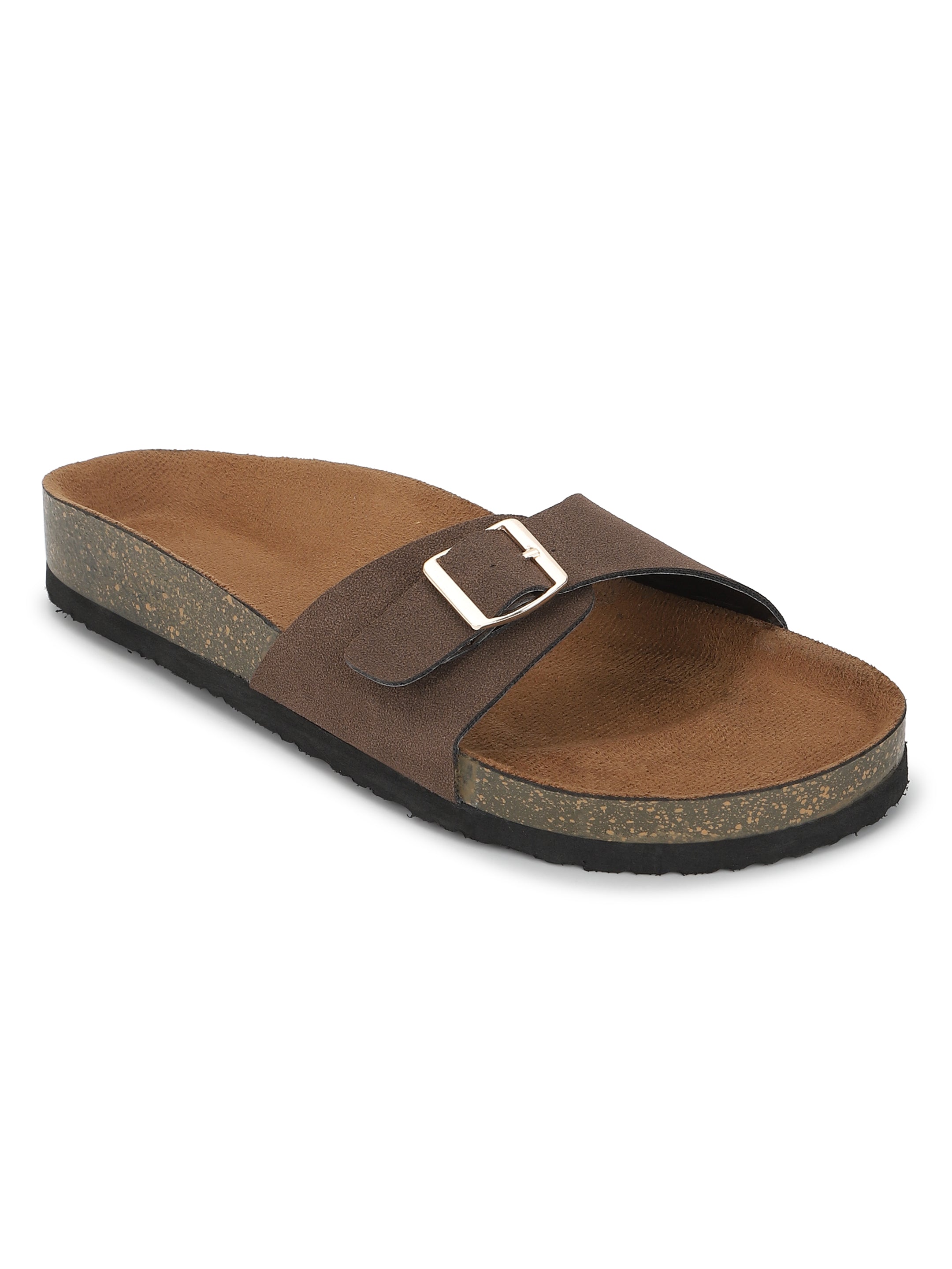 Brown Suede Sandals for Women - Camden