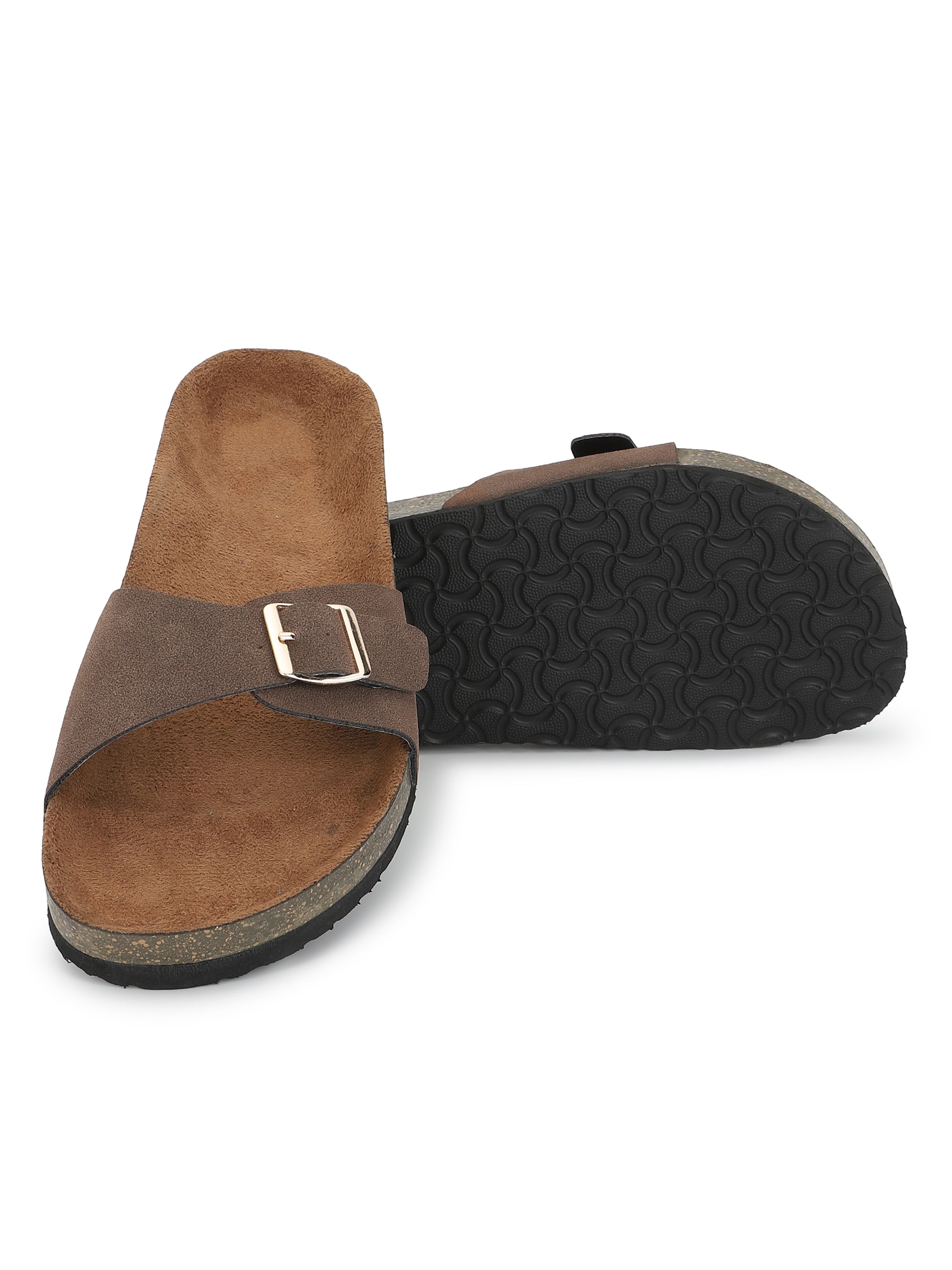 Brown Suede Sandals for Women - Camden