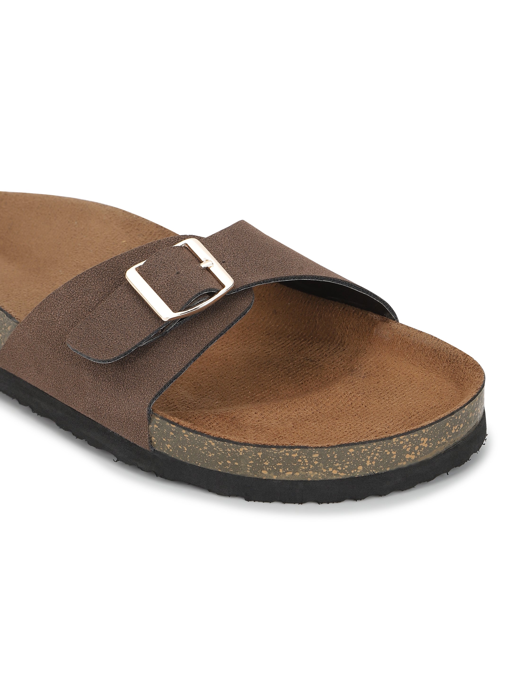 Brown Suede Sandals for Women - Camden