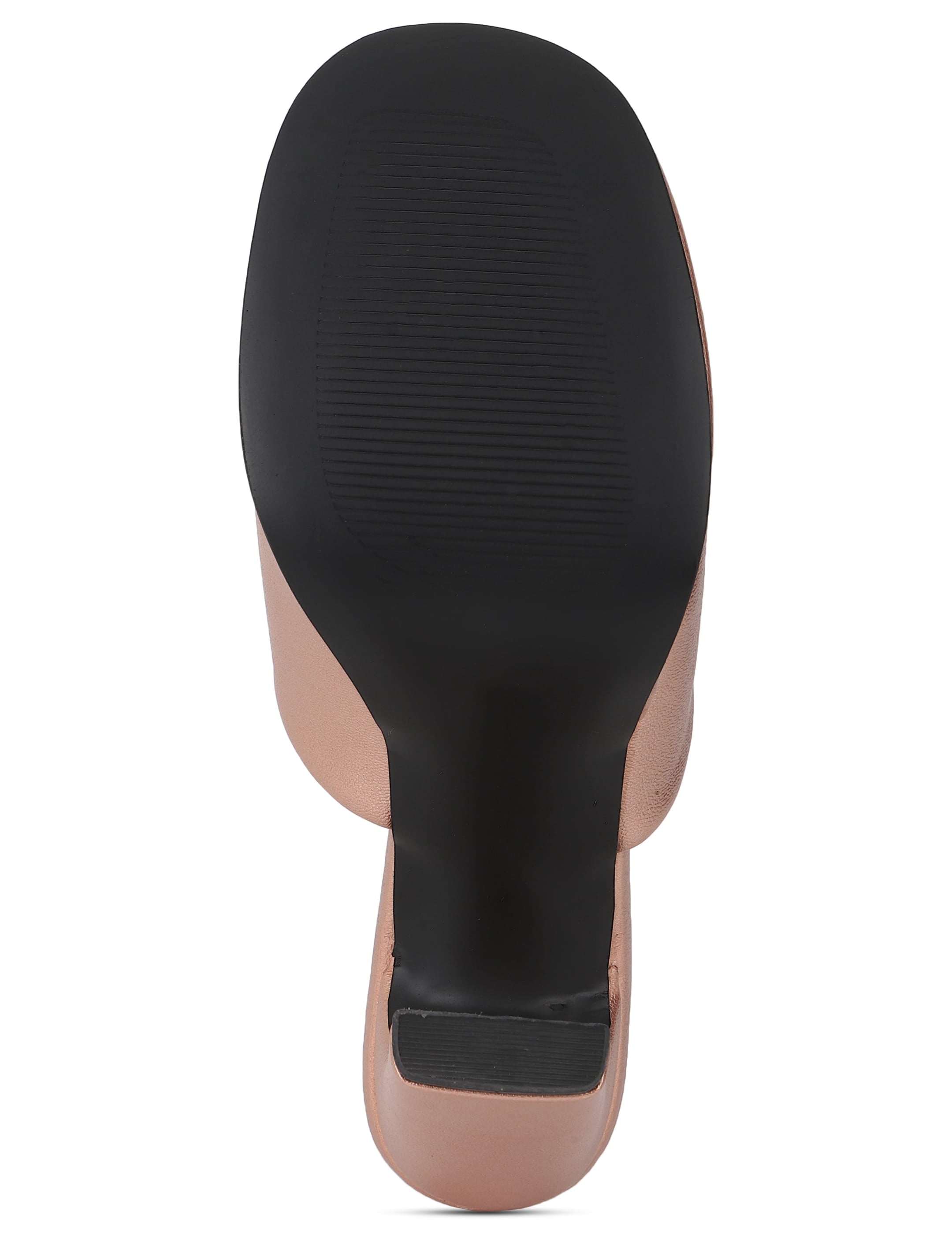Rose Gold Mule Sandals for women