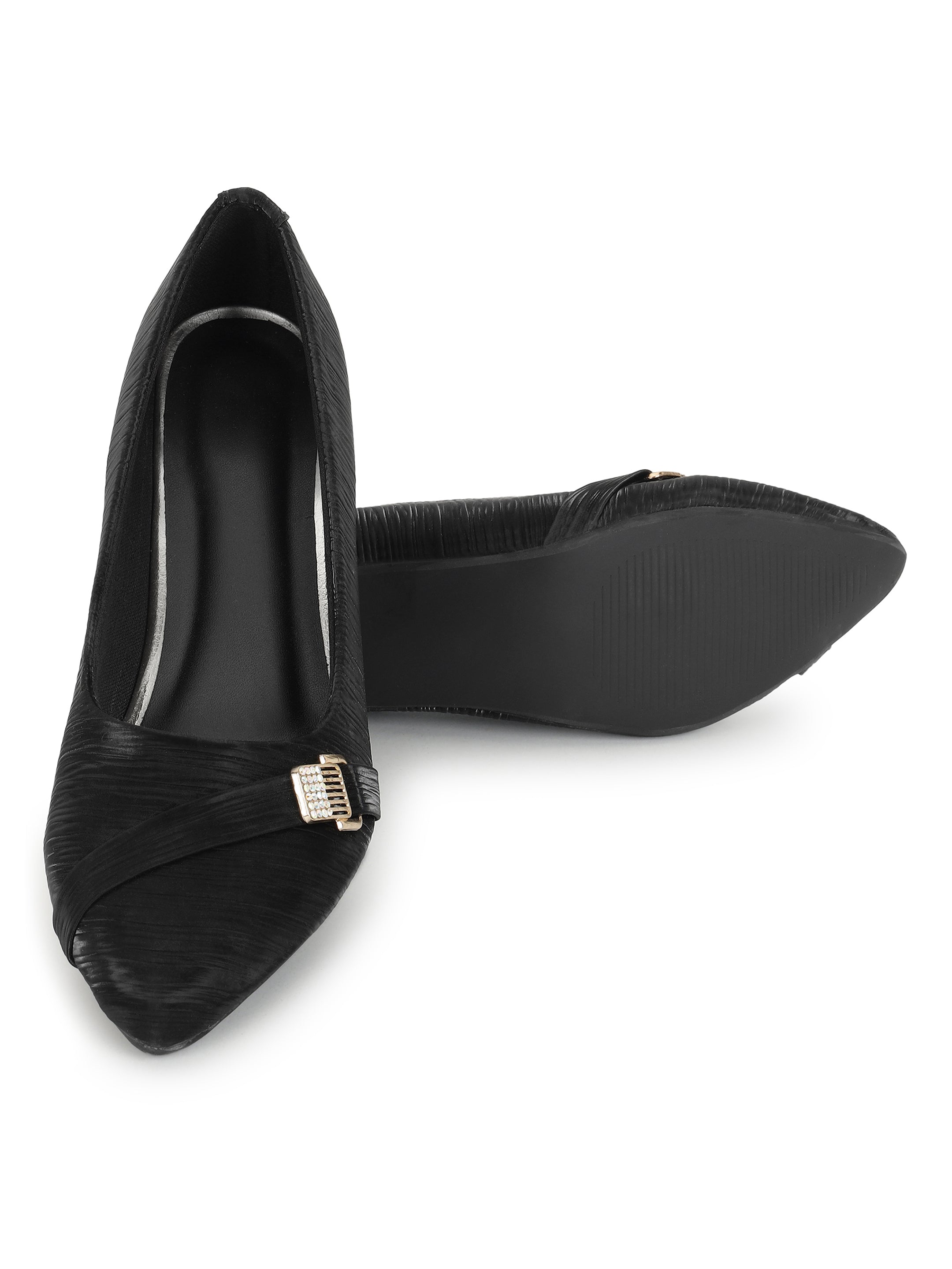 Black Pumps Heels Sandals for women