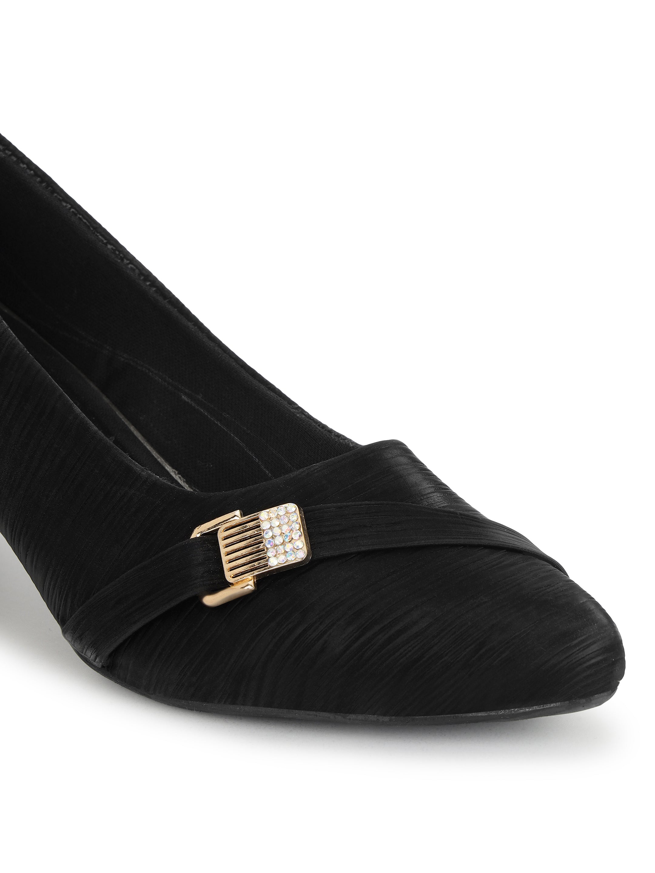 Black Pumps Heels Sandals for women