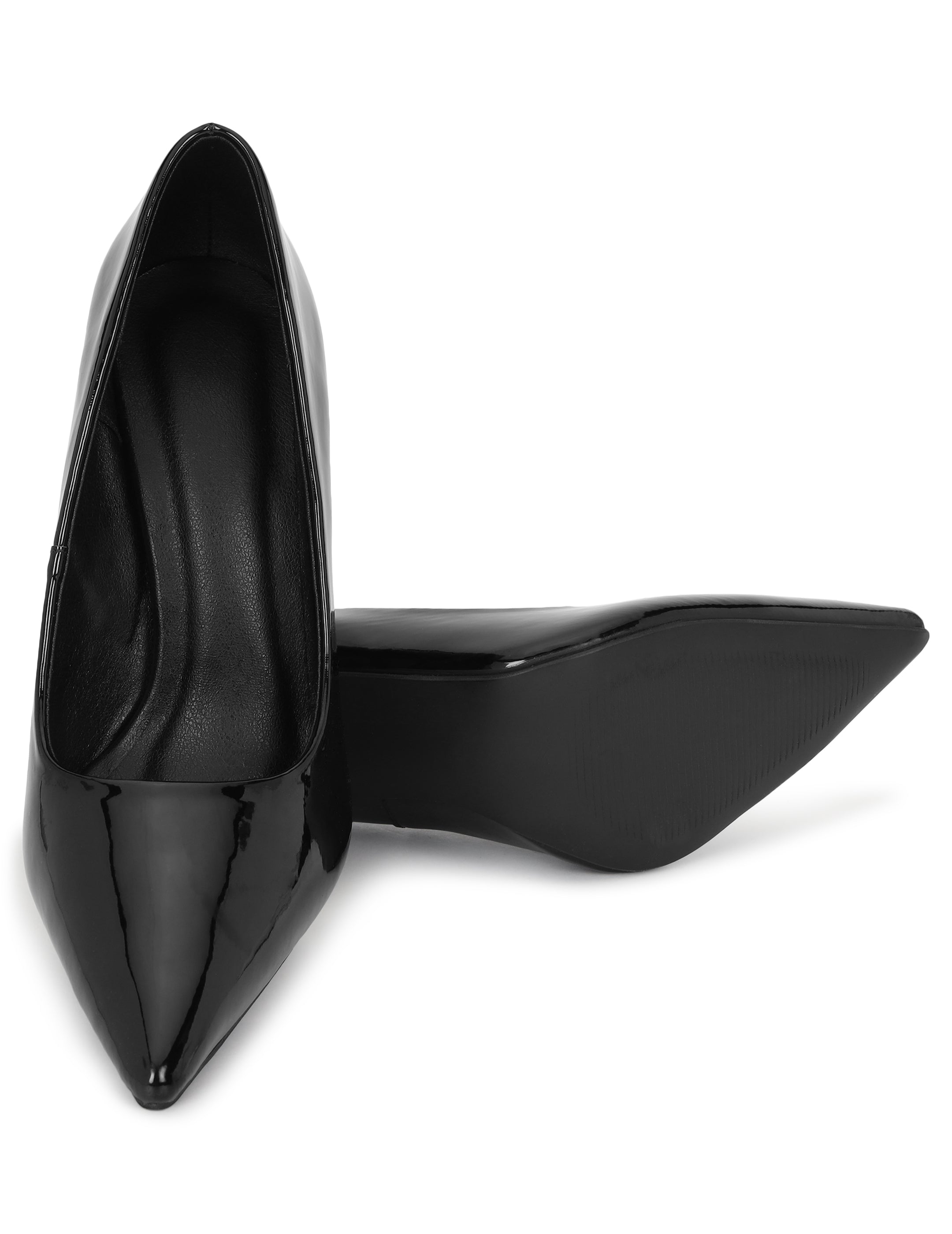 Black Stiletto Pump Heels for women