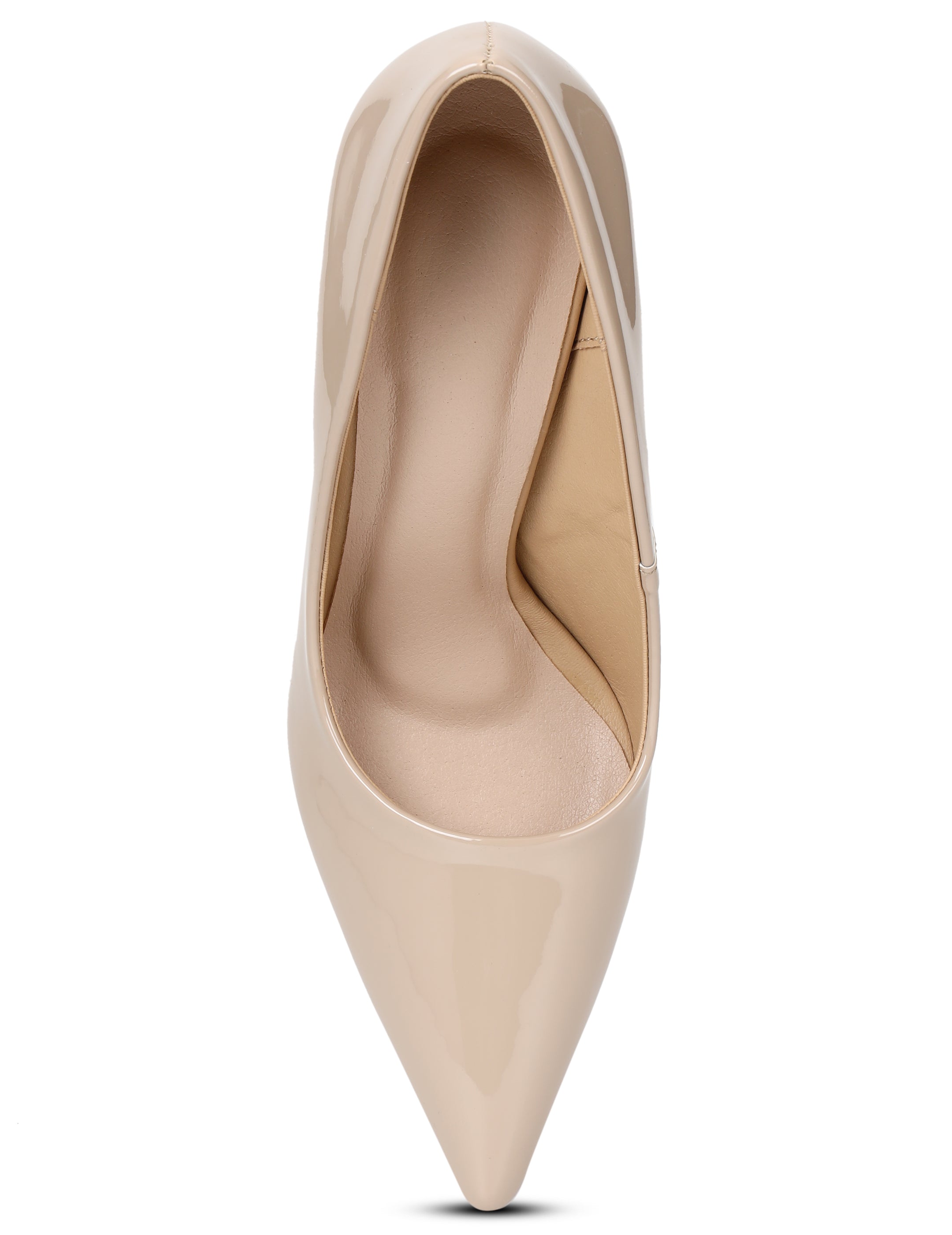 Beige Stiletto Pump Heels for women