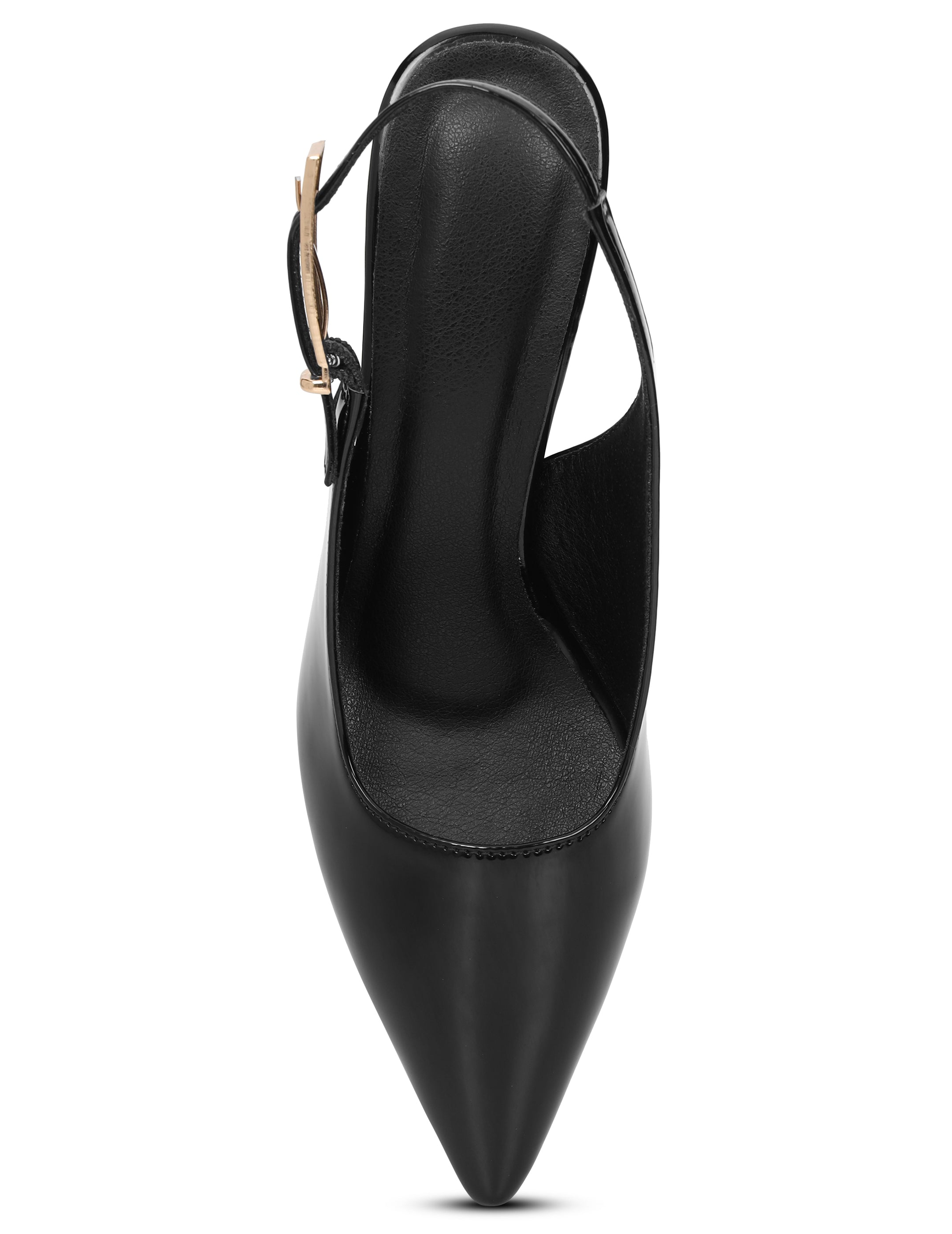 Black Kitten Heels Sandals for women