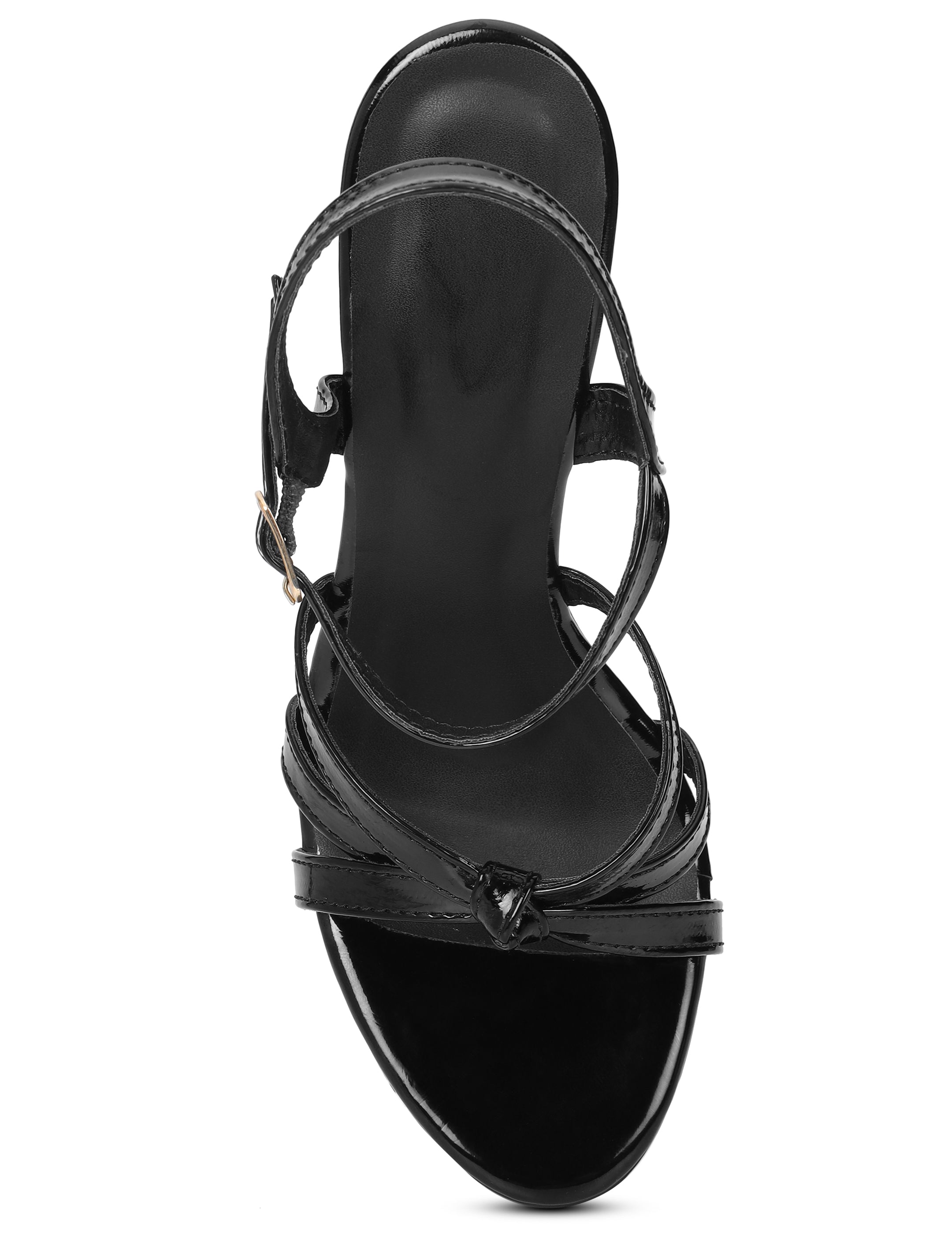 Black Stiletto Sandals for women