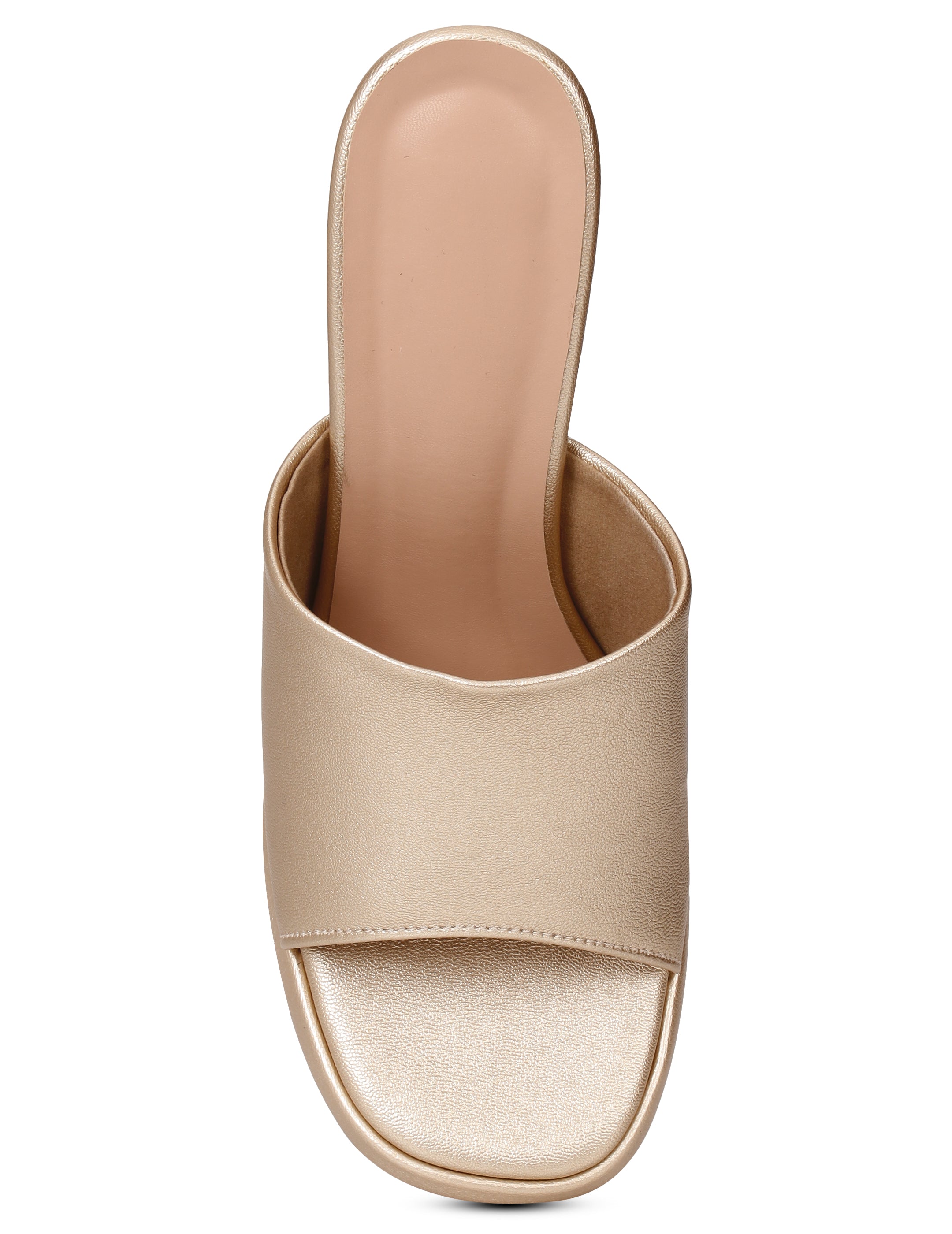 Golden Mule Sandals for women