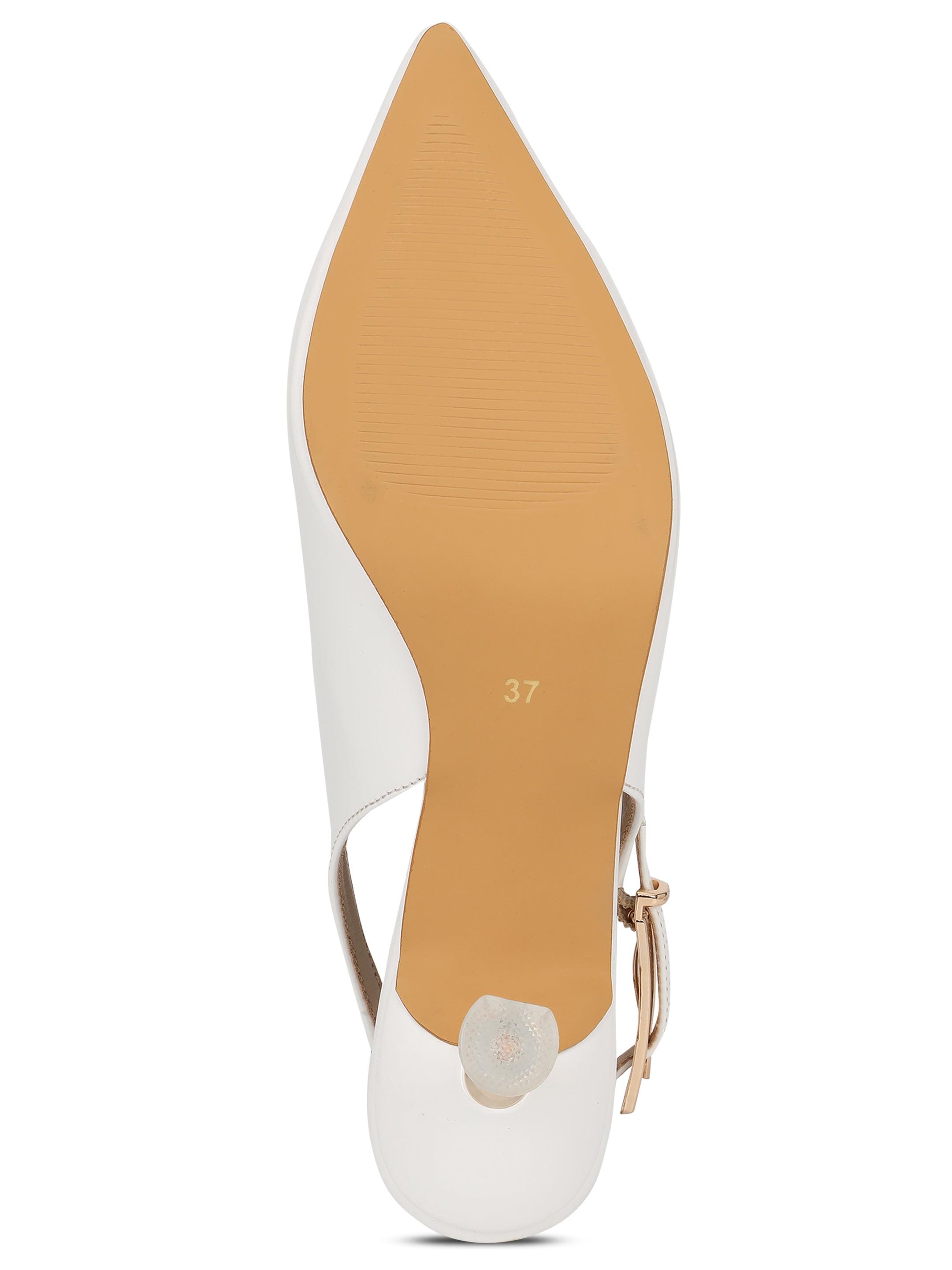 White Kitten Heels Sandals for women