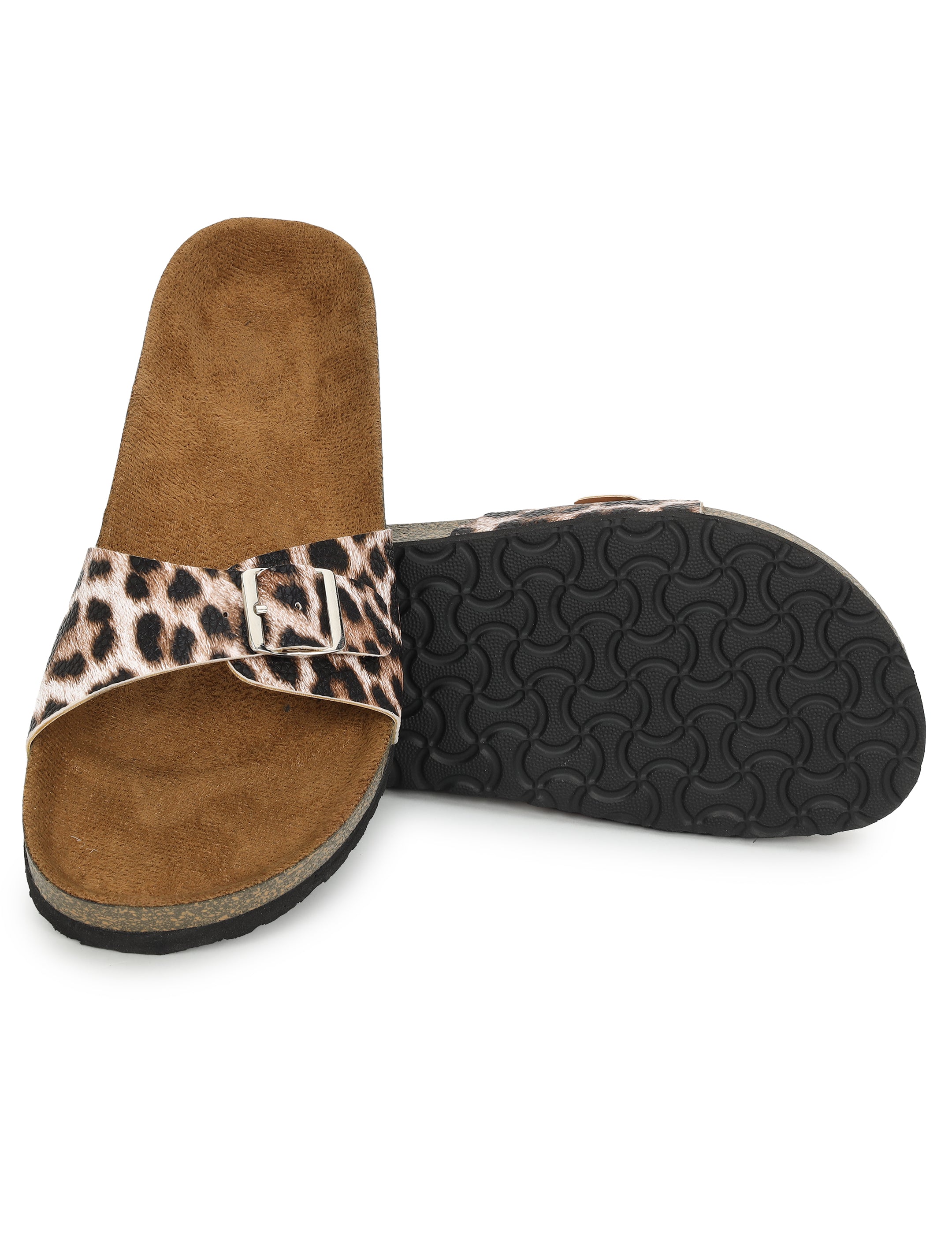 Leopard Print Sandals for Women - Camden
