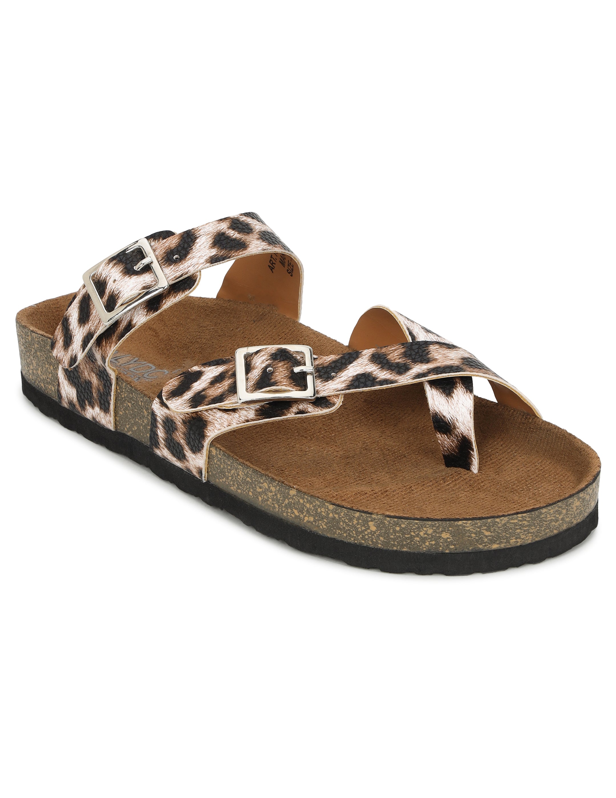 Leopard Print Sandals for Women - Soho