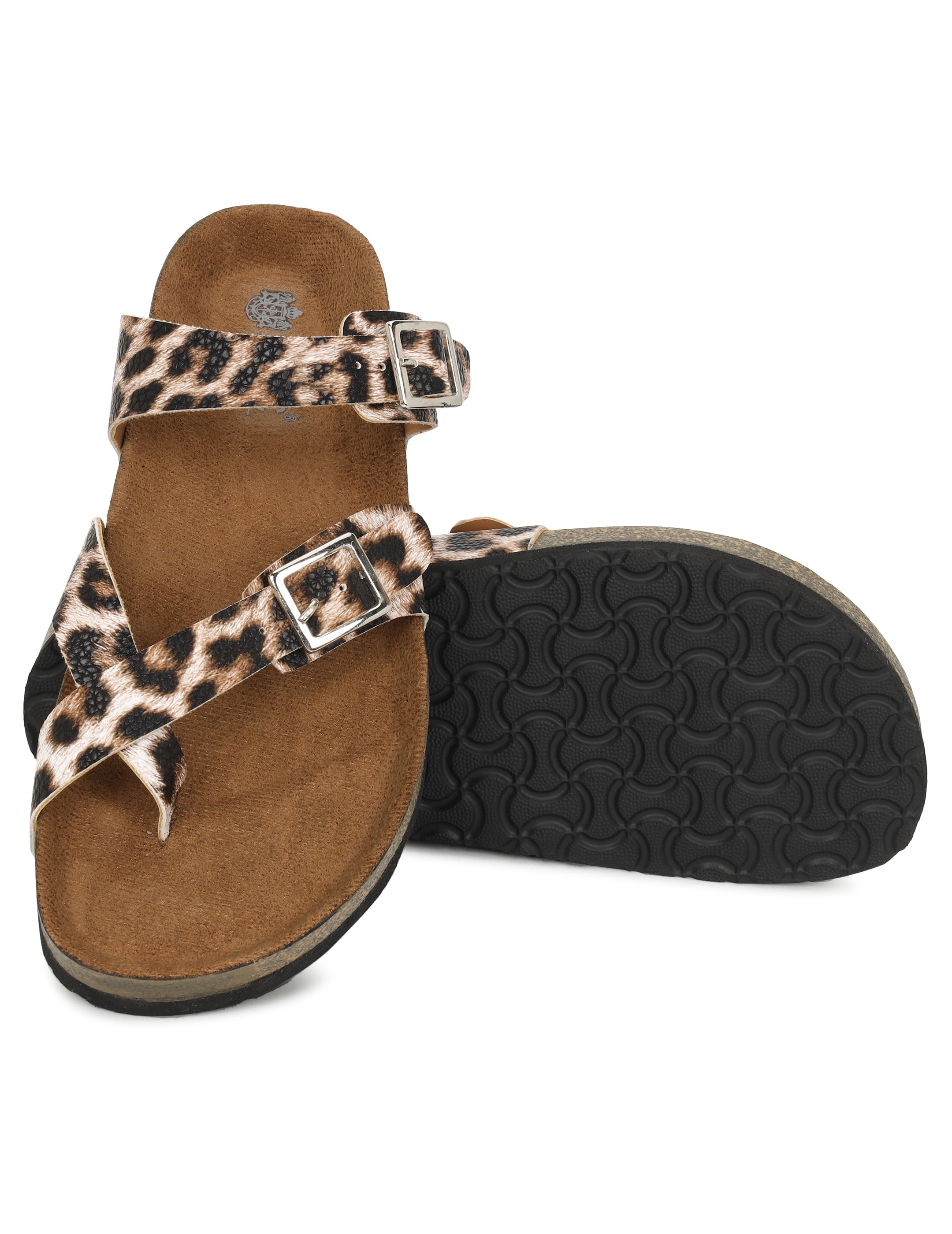 Leopard Print Sandals for Women - Soho
