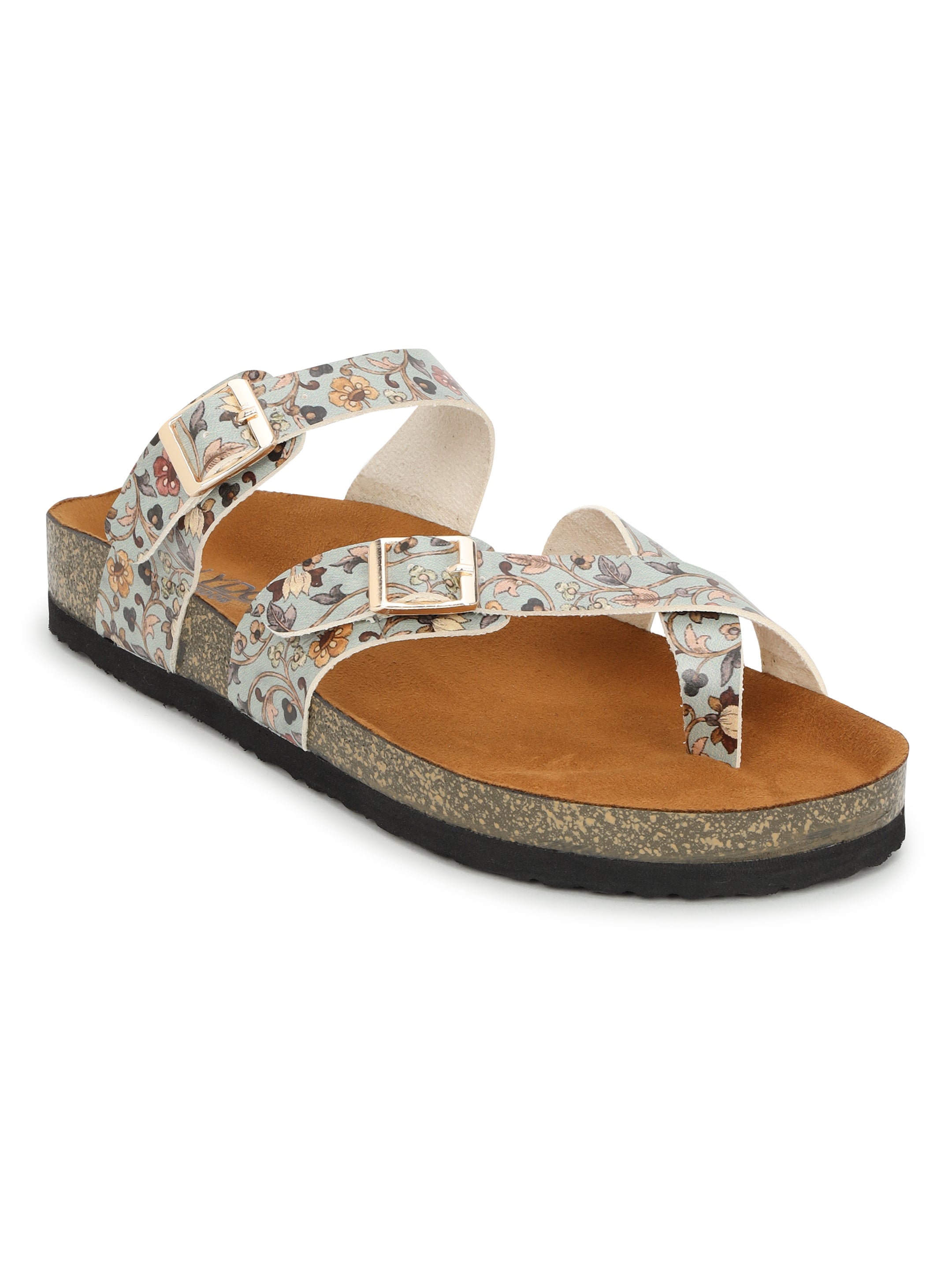 Women's Madhubani Print Fashion Sandals - Soho