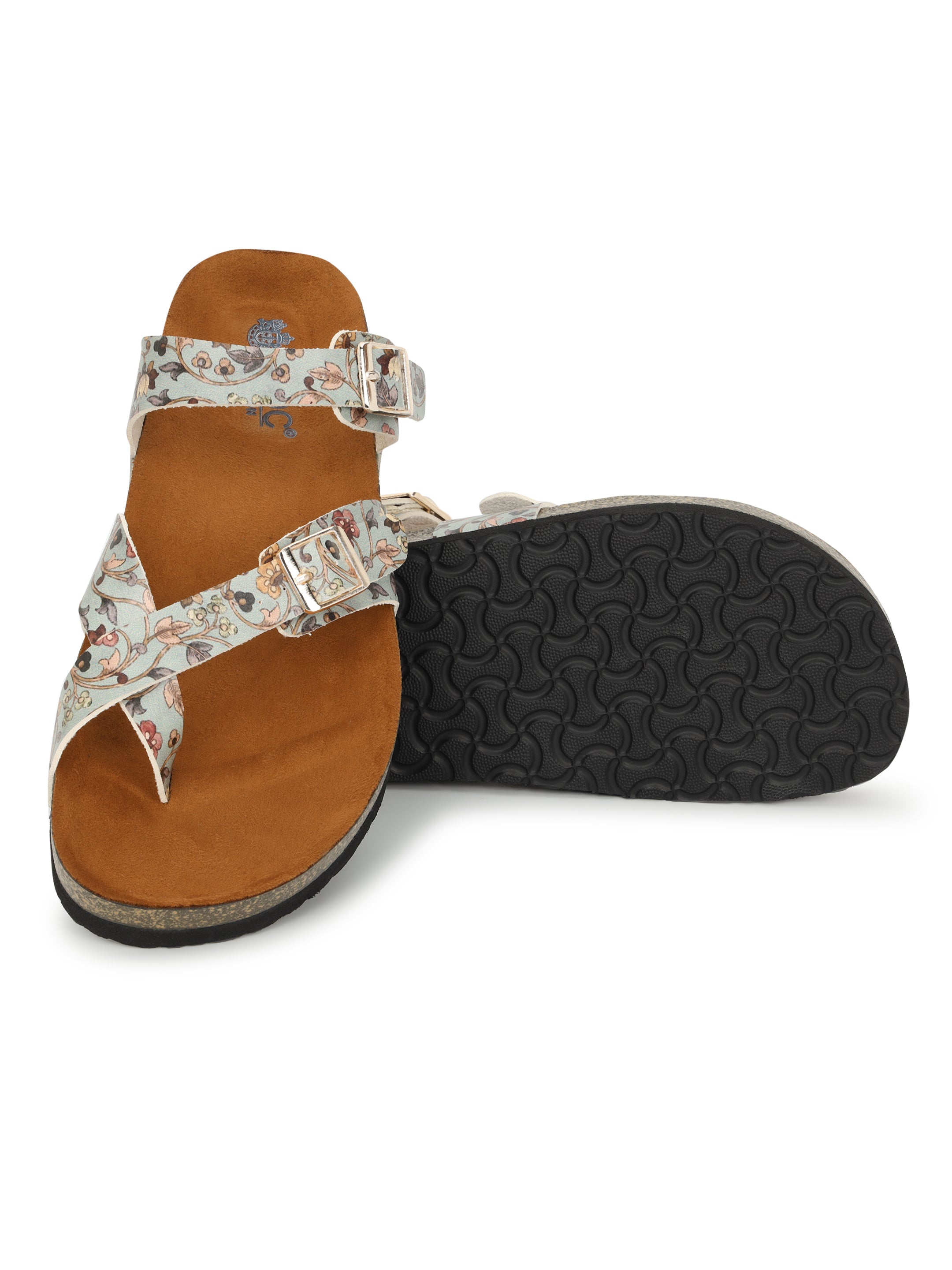 Women's Madhubani Print Fashion Sandals - Soho