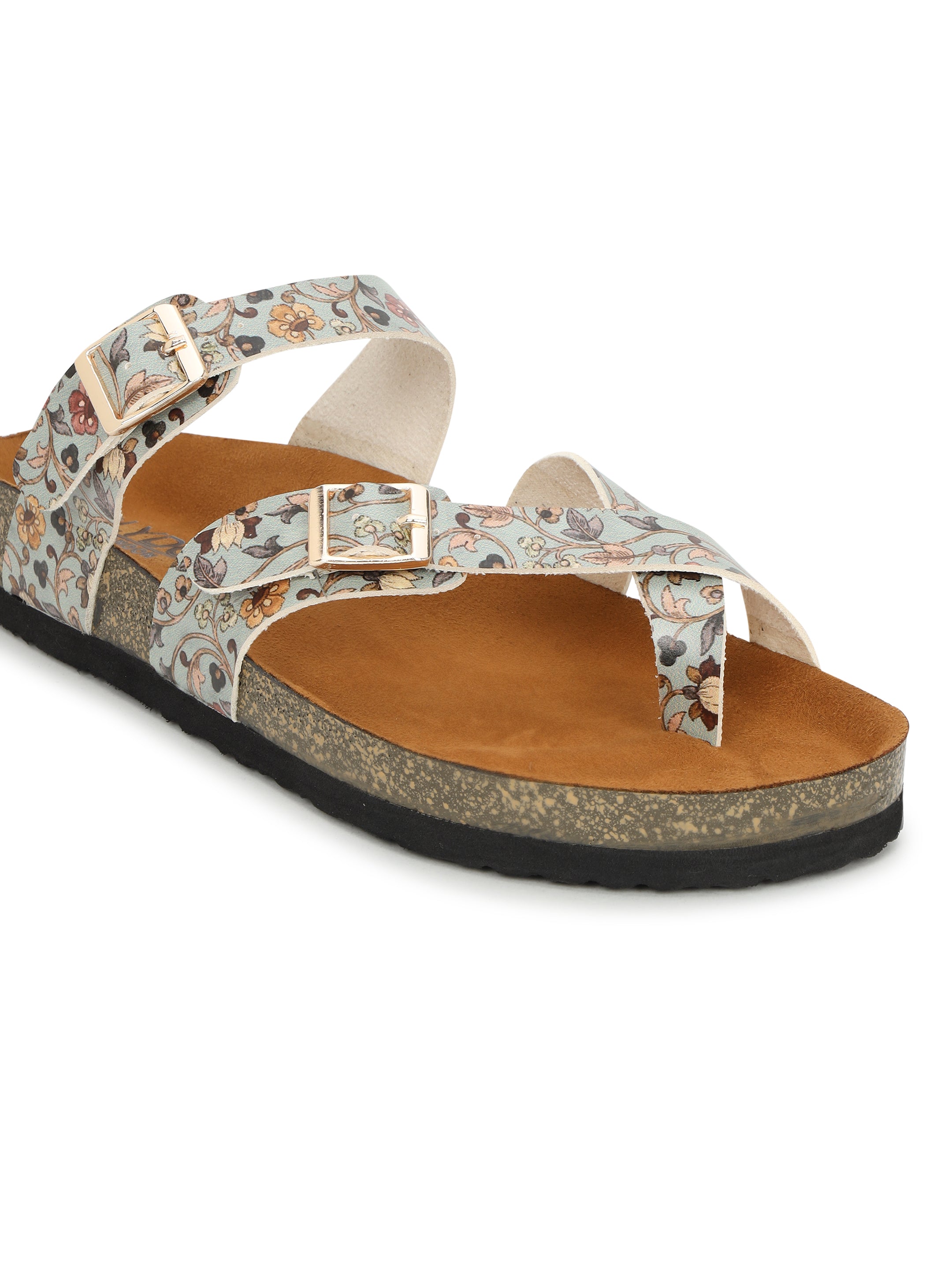 Women's Madhubani Print Fashion Sandals - Soho
