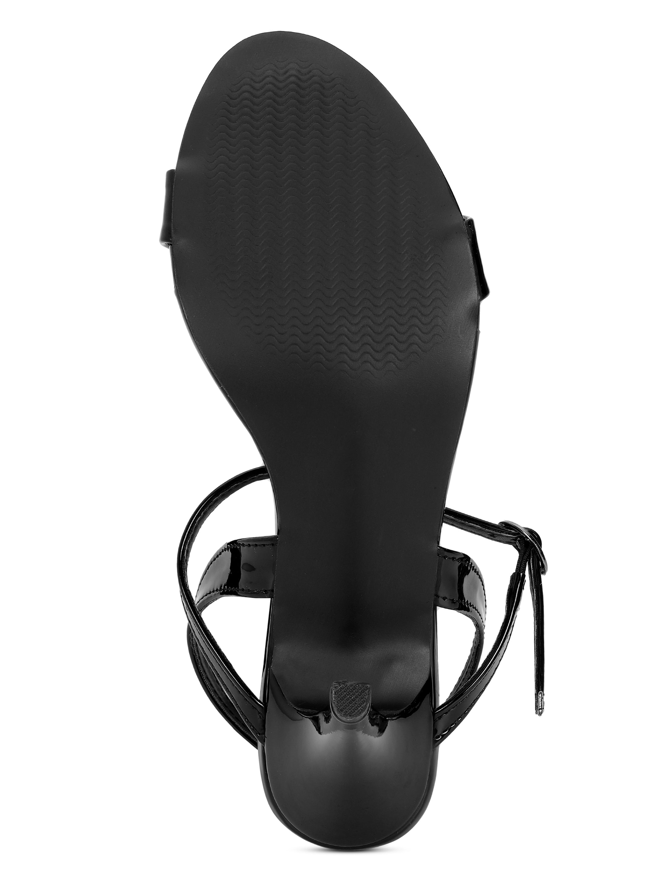 Black Kitten Heels Sandals for women