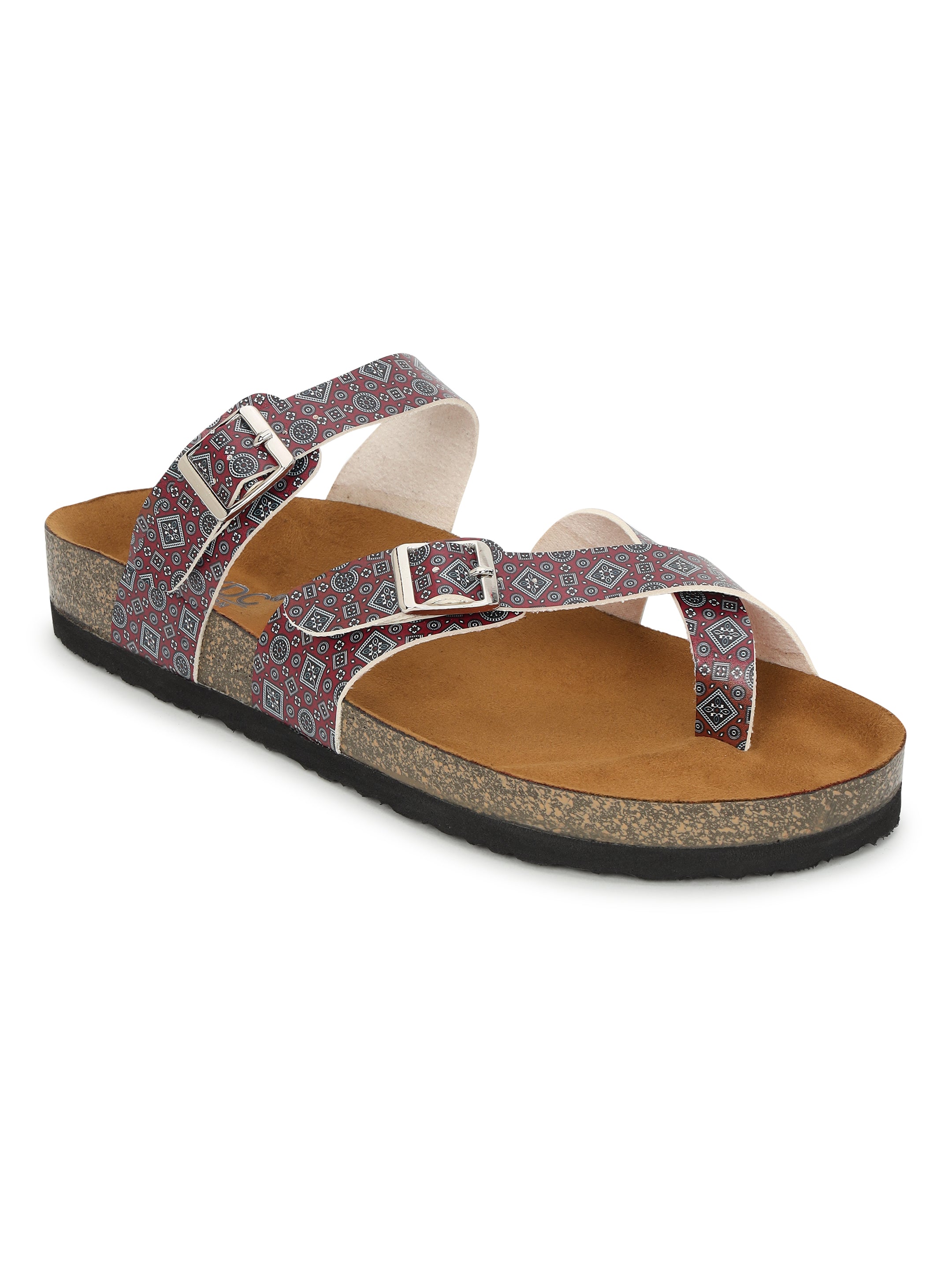 Women's Ajrak Print Fashion Sandals - Soho