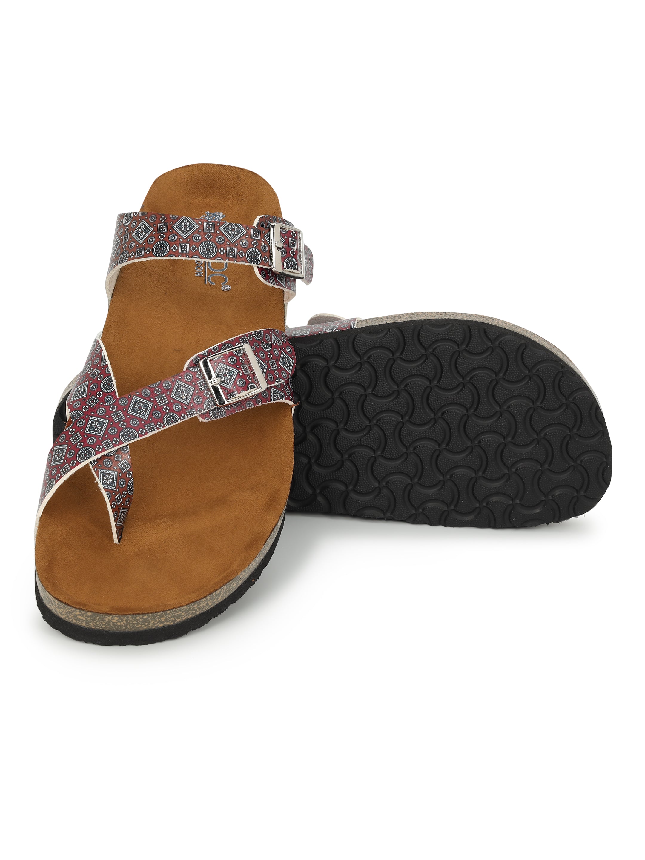 Women's Ajrak Print Fashion Sandals - Soho