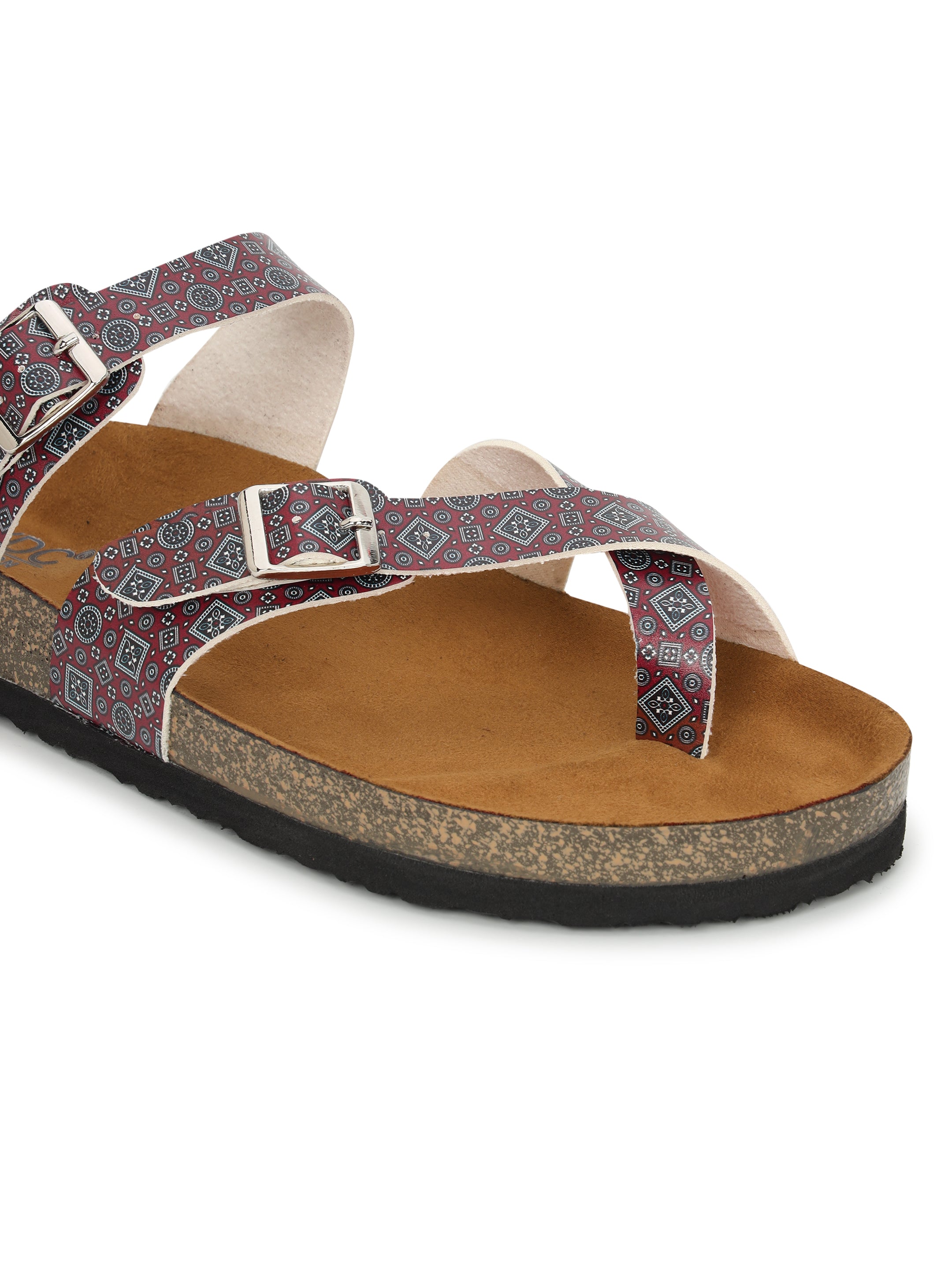 Women's Ajrak Print Fashion Sandals - Soho