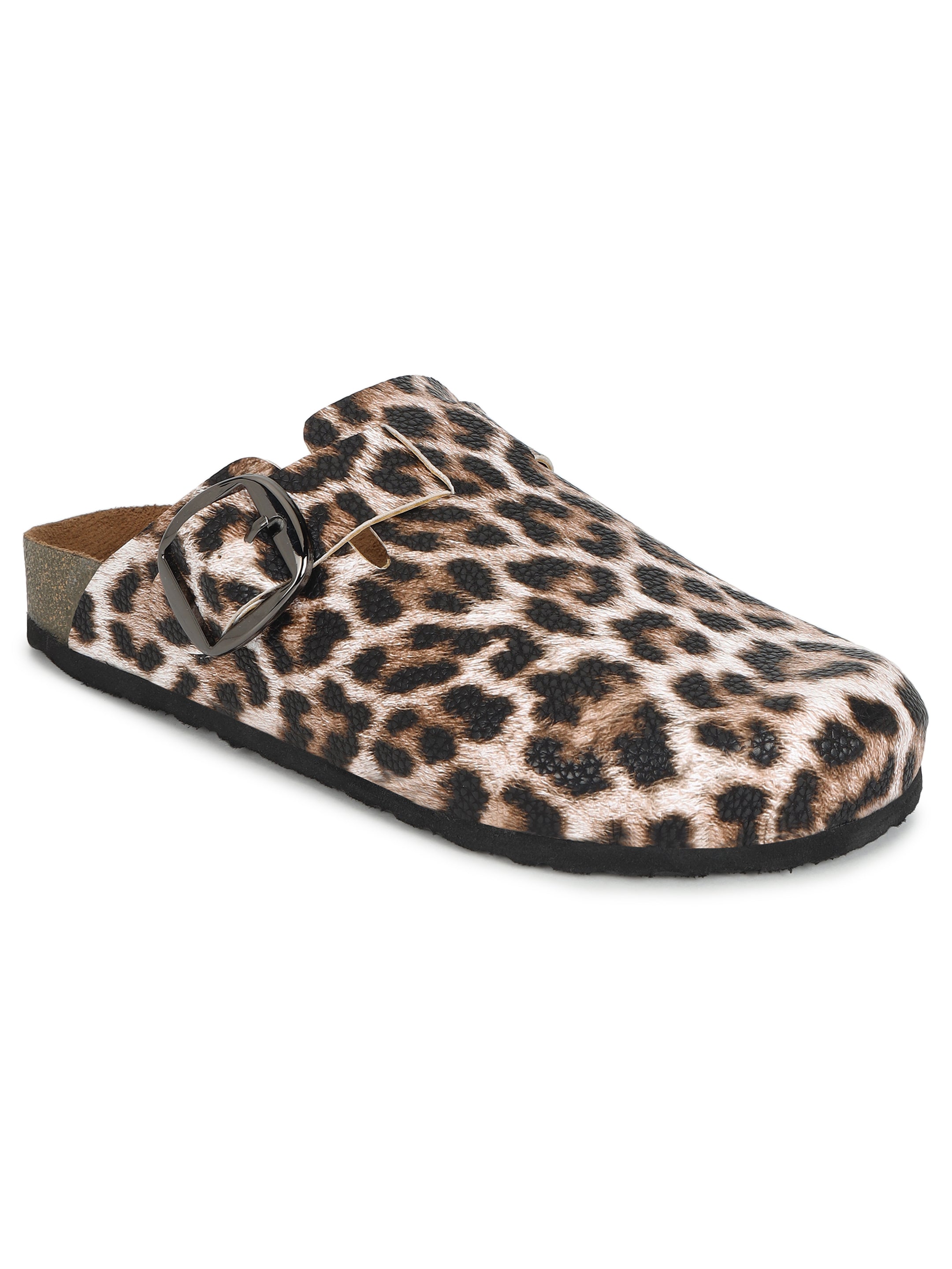 Brixton Leopard Print Clogs Sandals for Women