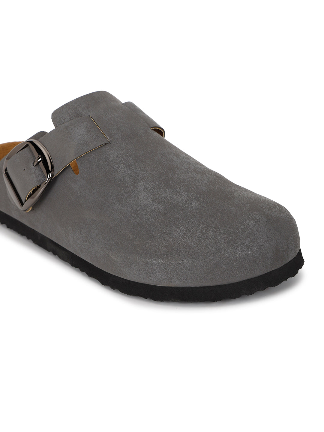 Brixton Jersey Gunmetal Clogs Sandals for Women
