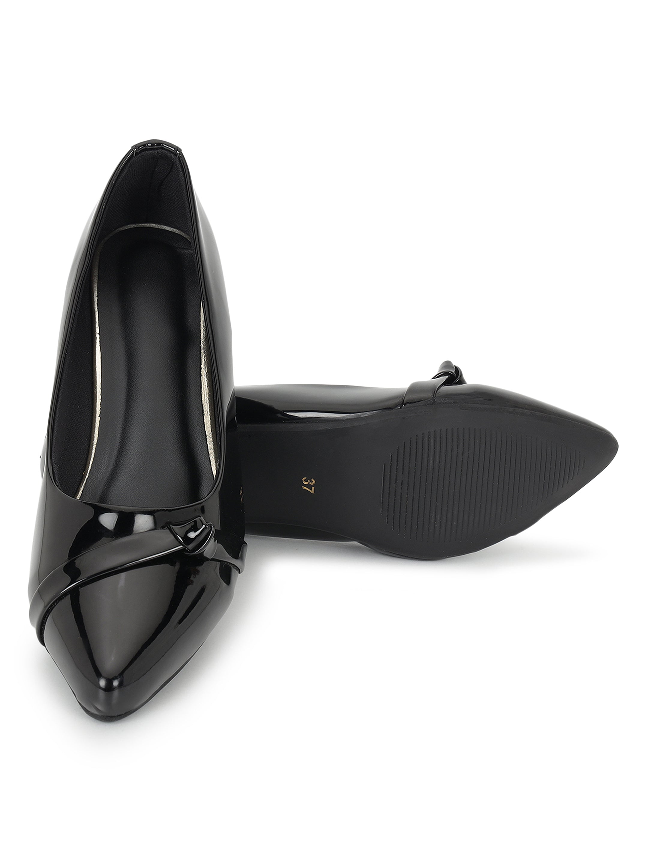 Black Pumps Heels Sandals for women