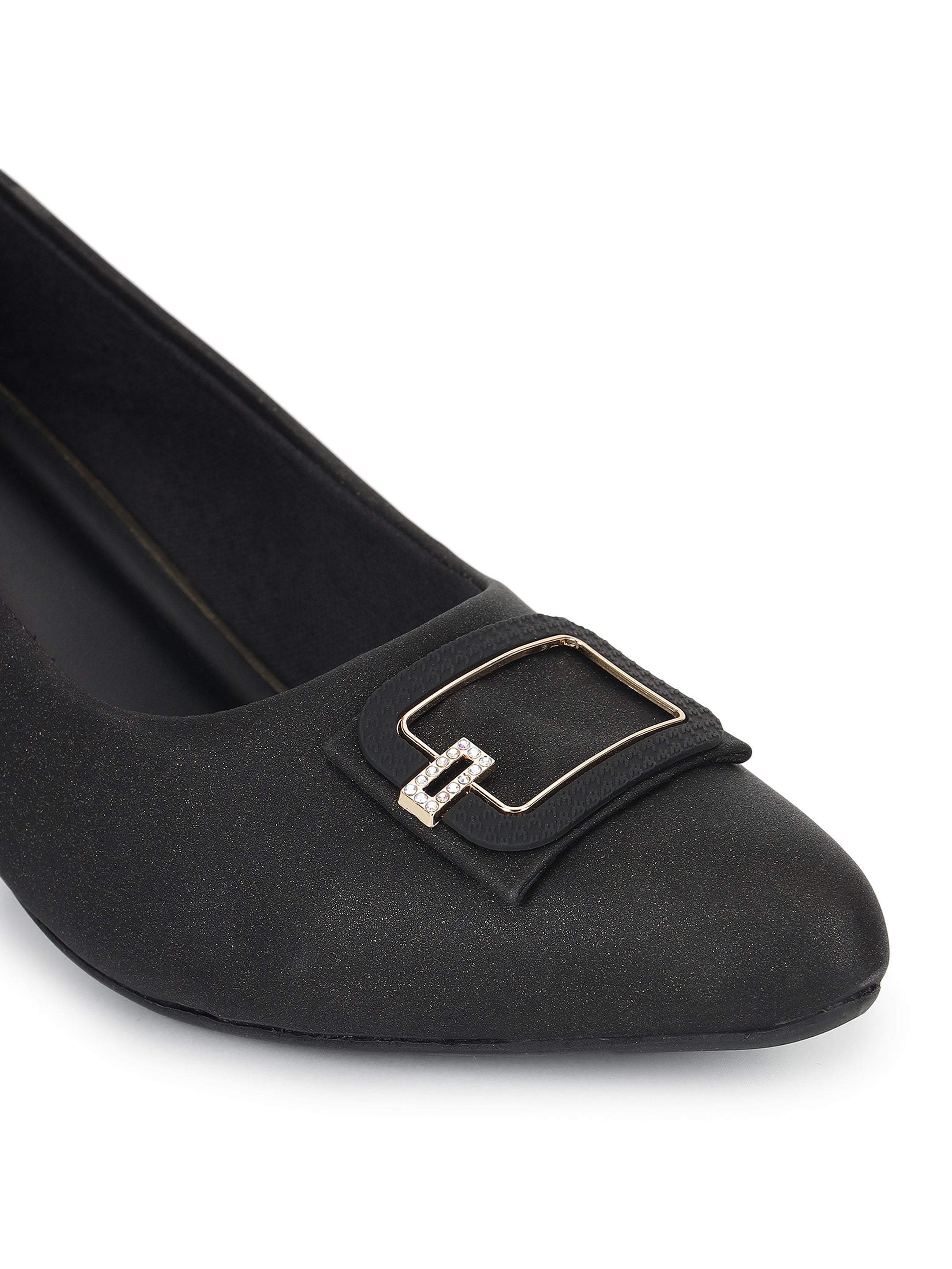 Black Pumps Heels Sandals for women