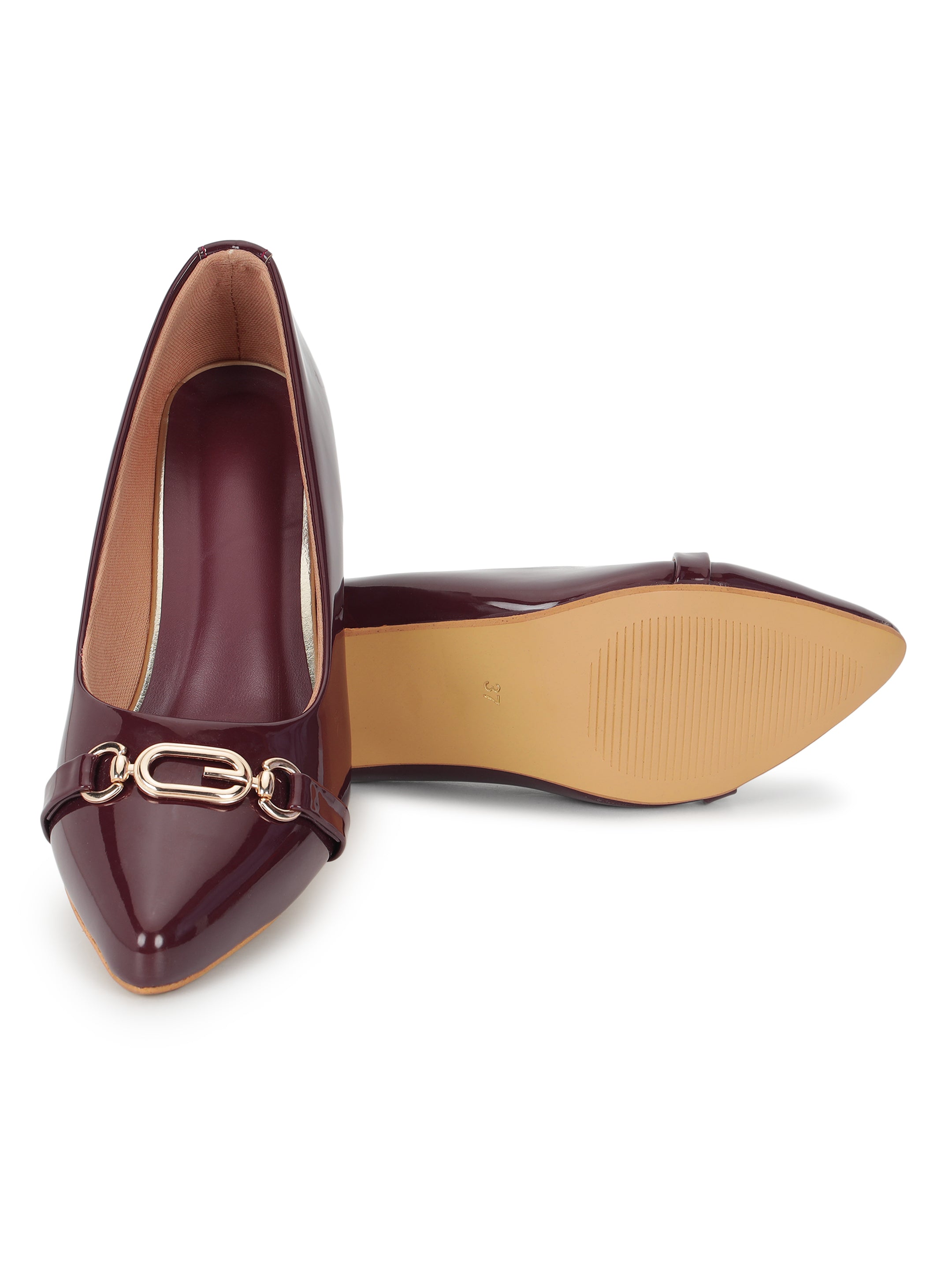 Wine Pumps Heels Sandals for women