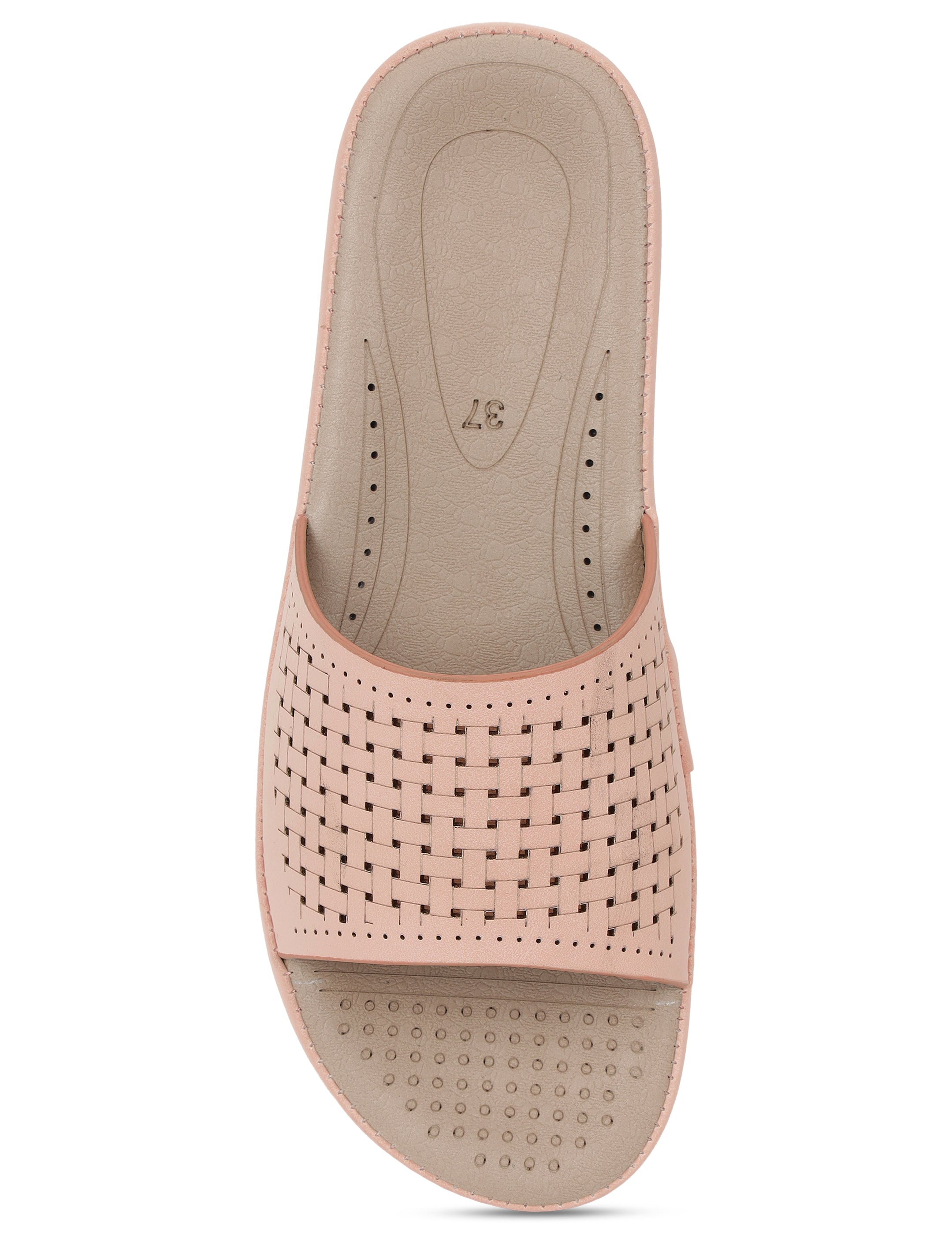 Peach Comfort Flats for women