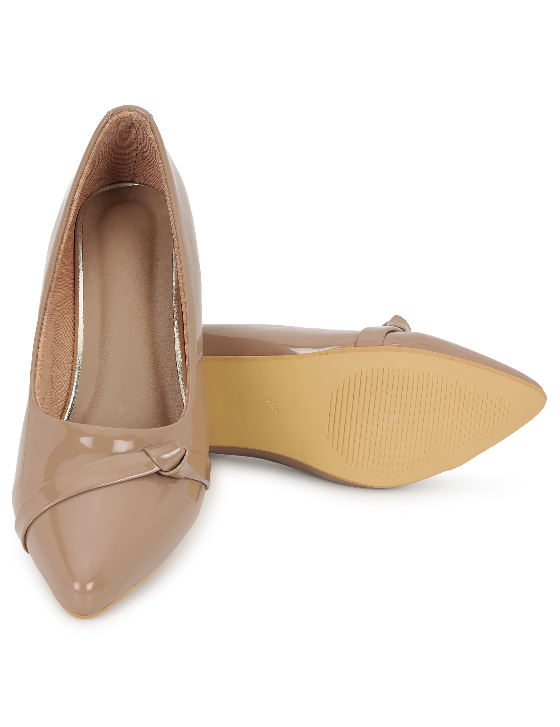 Taupe Pumps Heels Sandals for women
