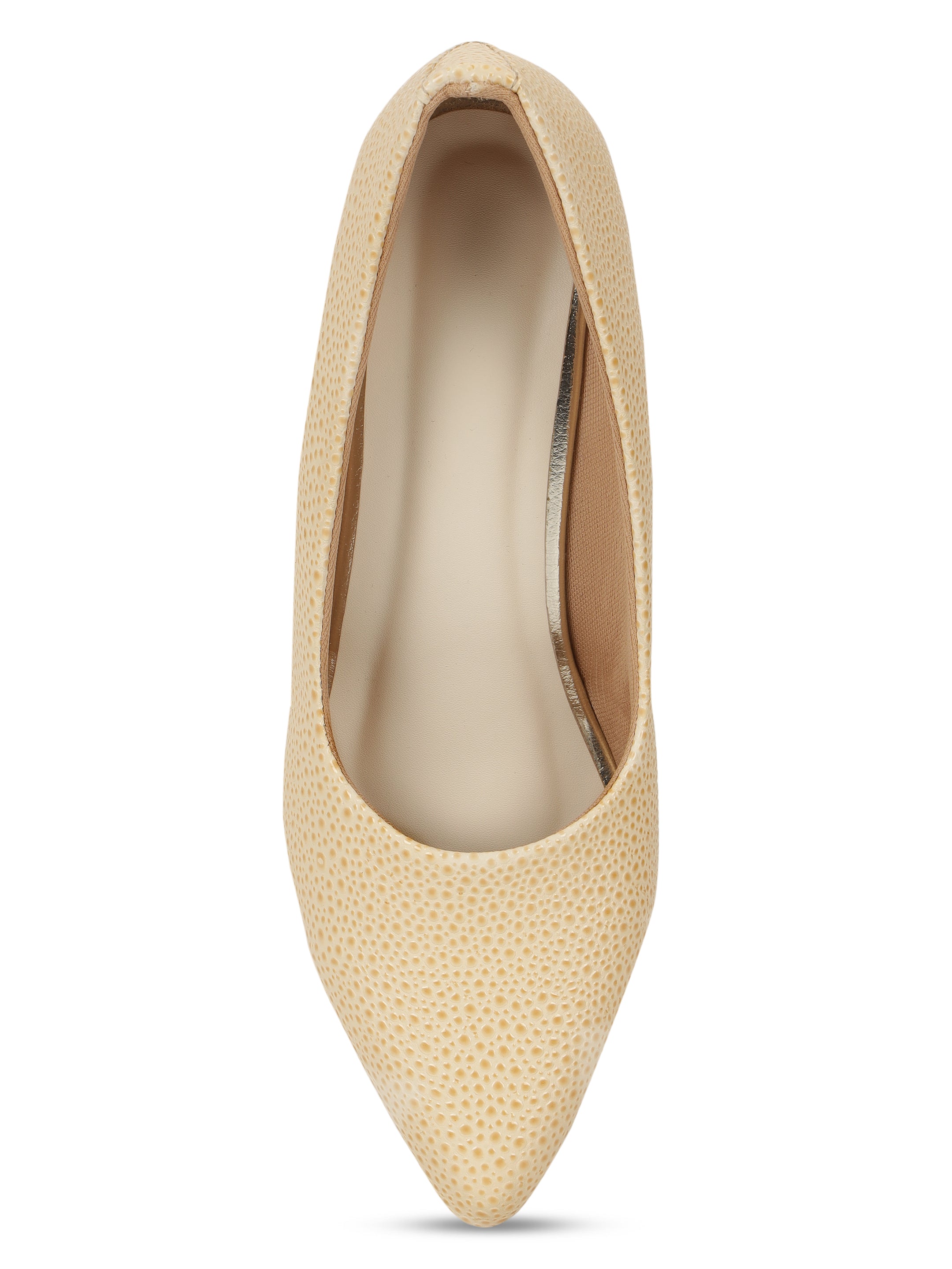 Cream Pumps Heels Sandals for women