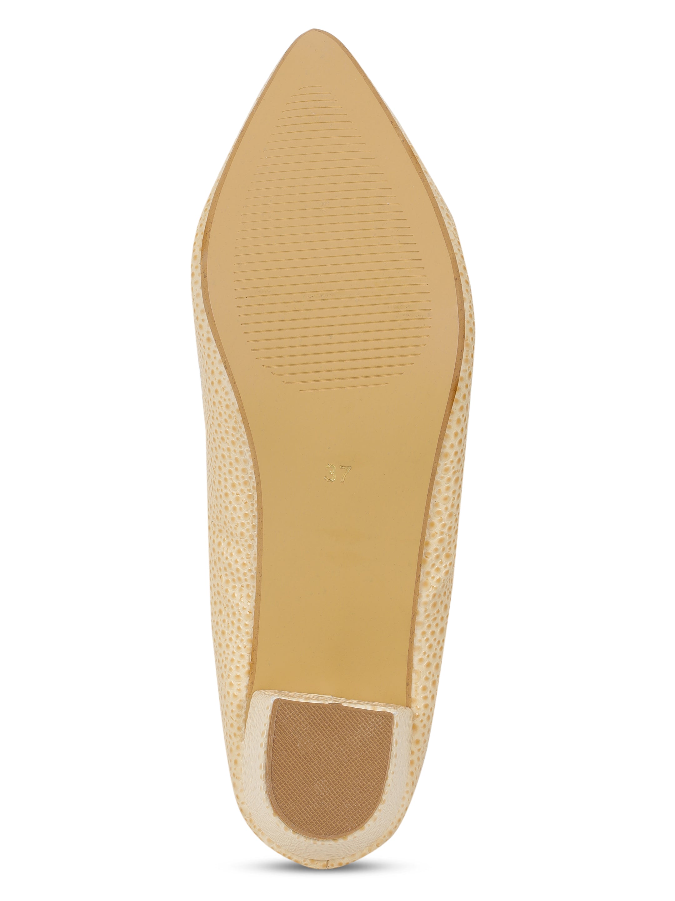 Cream Pumps Heels Sandals for women