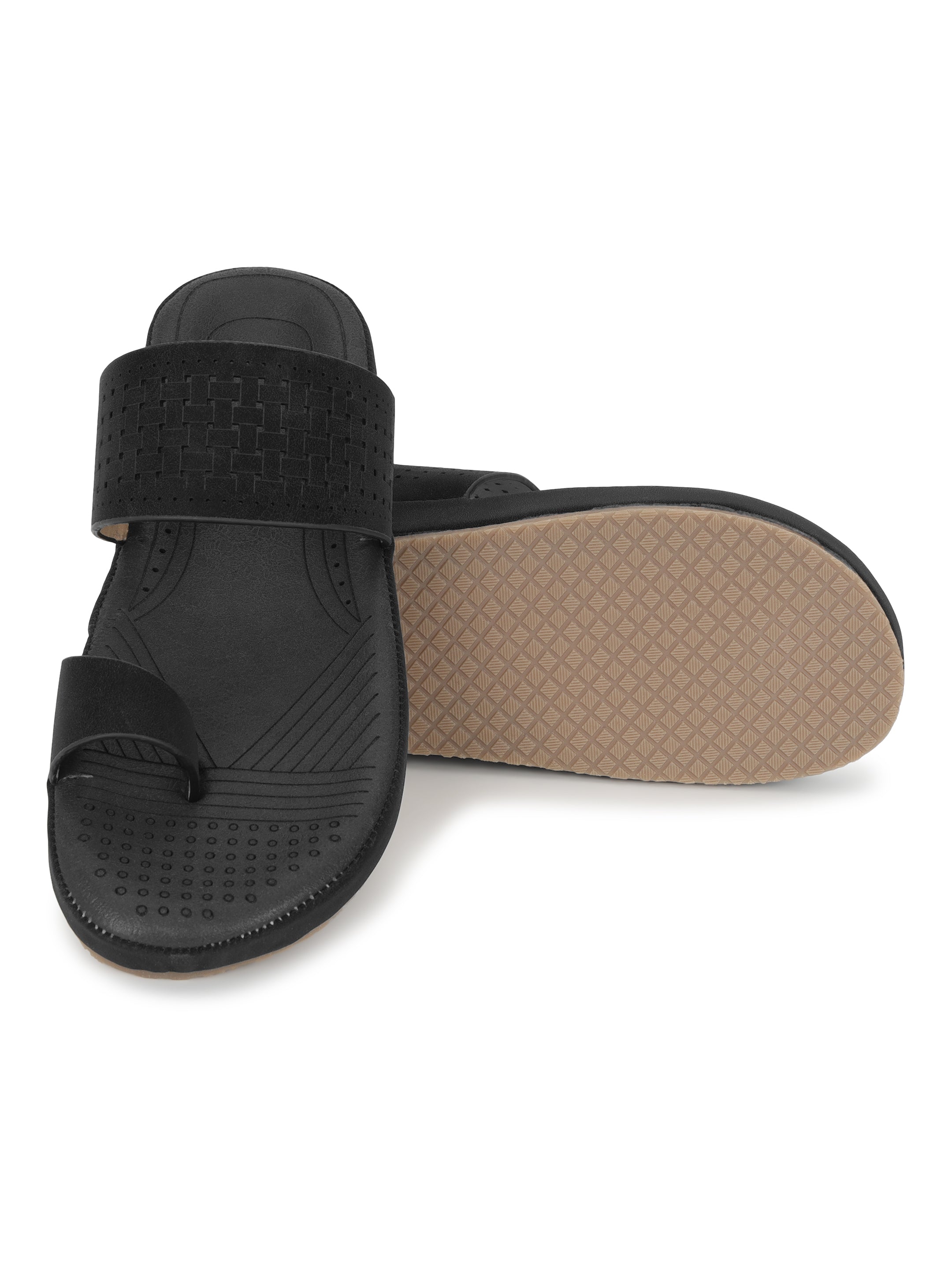 Black Comfort Flats for women