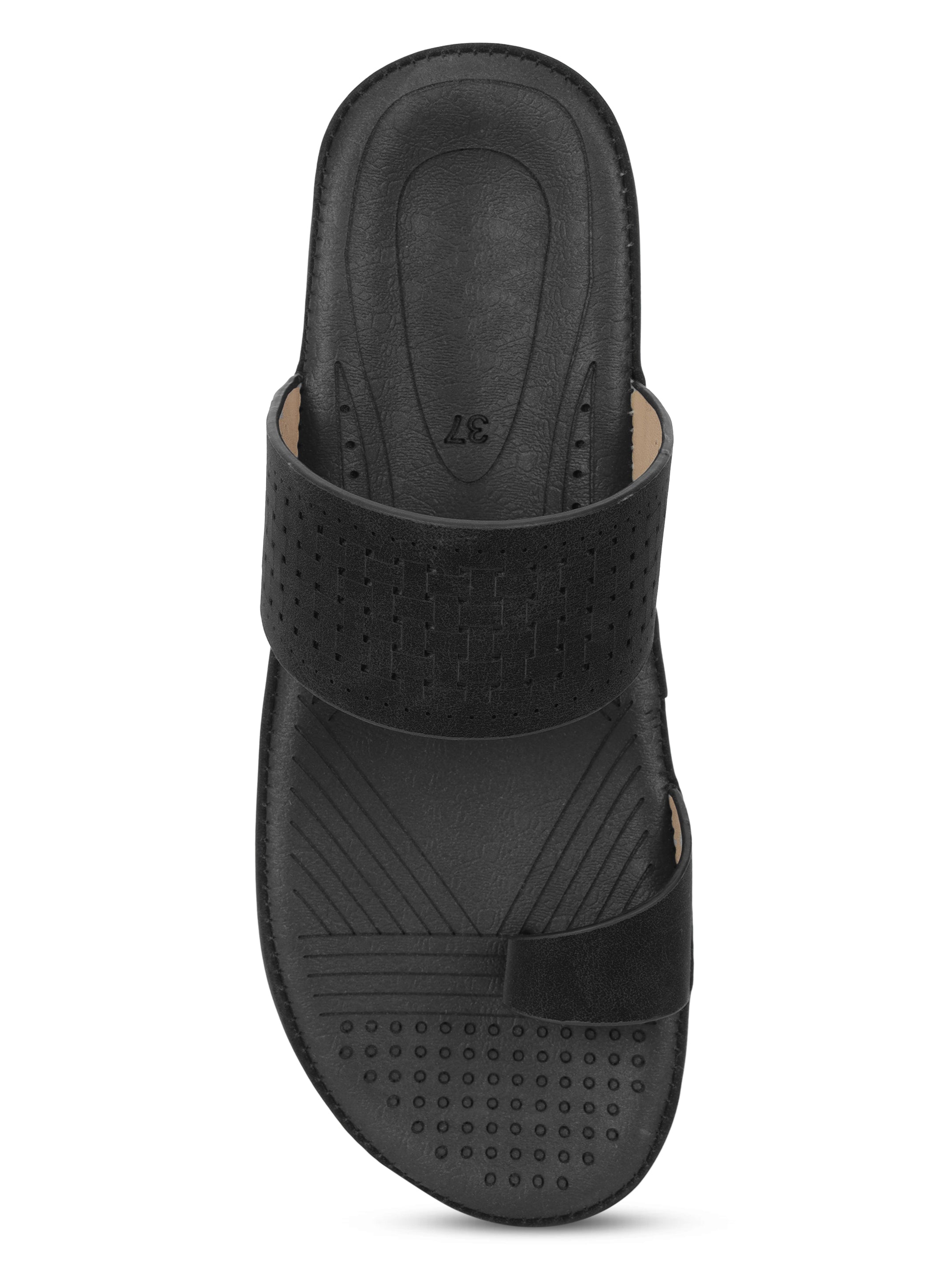 Black Comfort Flats for women