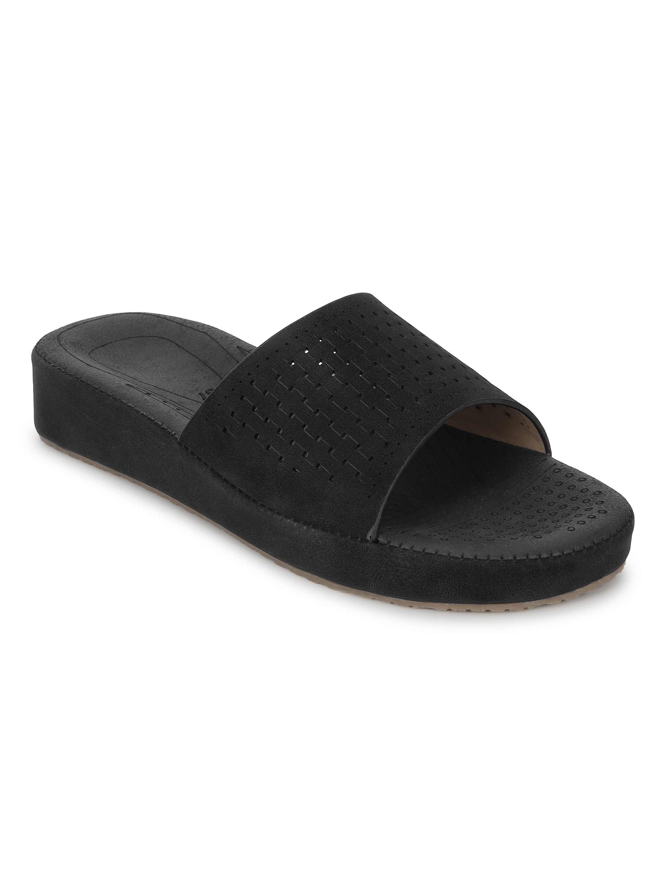 Black Comfort Flats for women