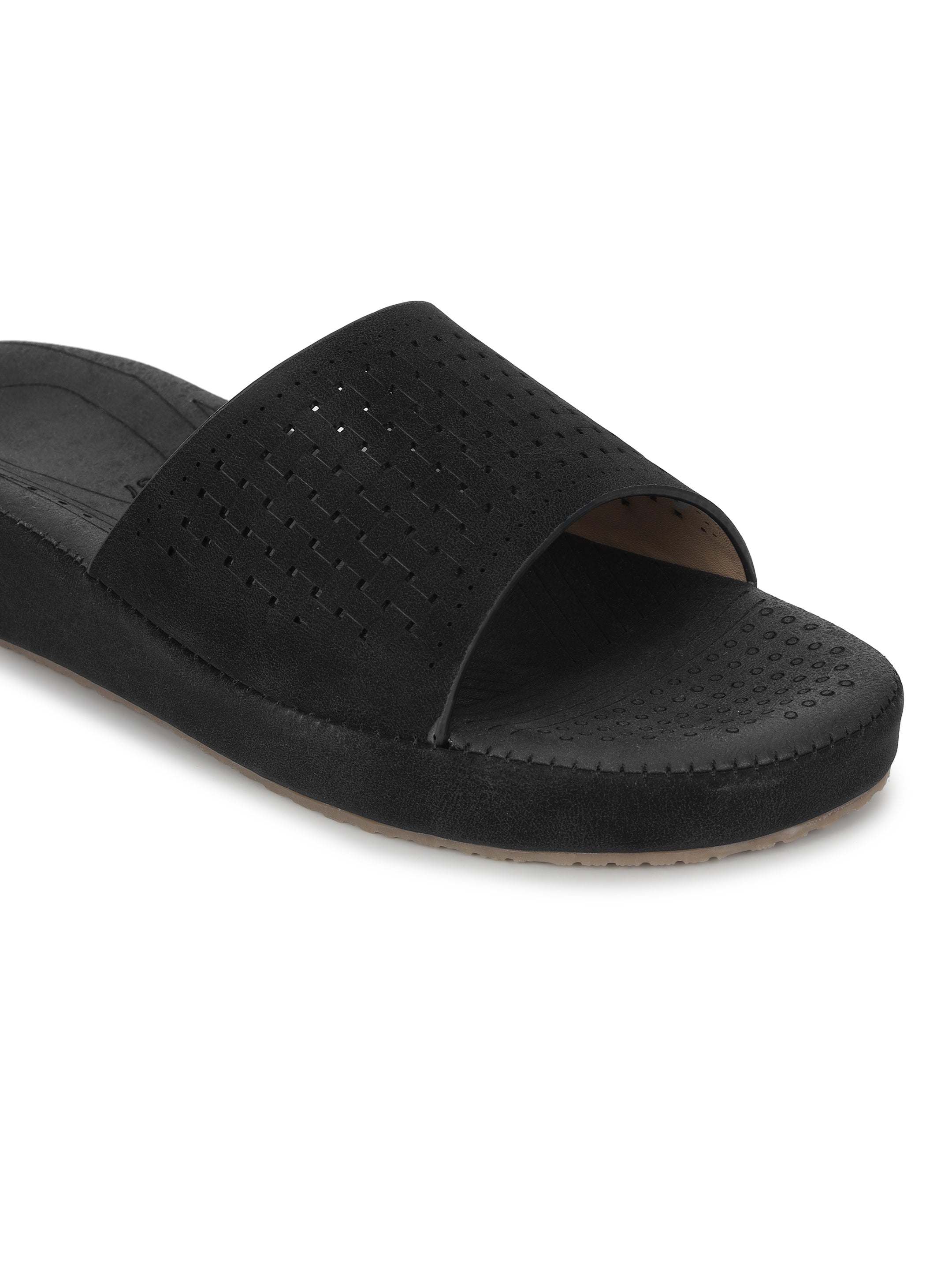 Black Comfort Flats for women