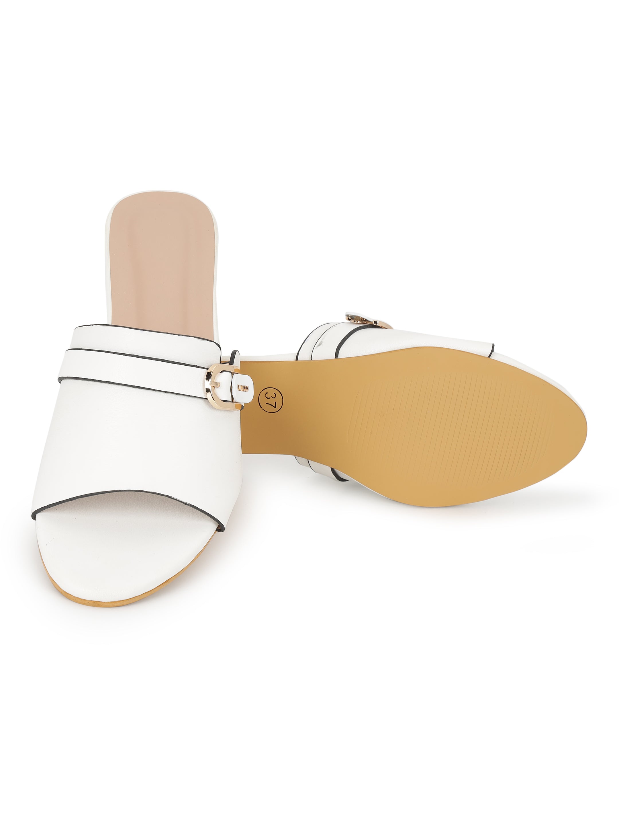 White Heels Sandals for Women