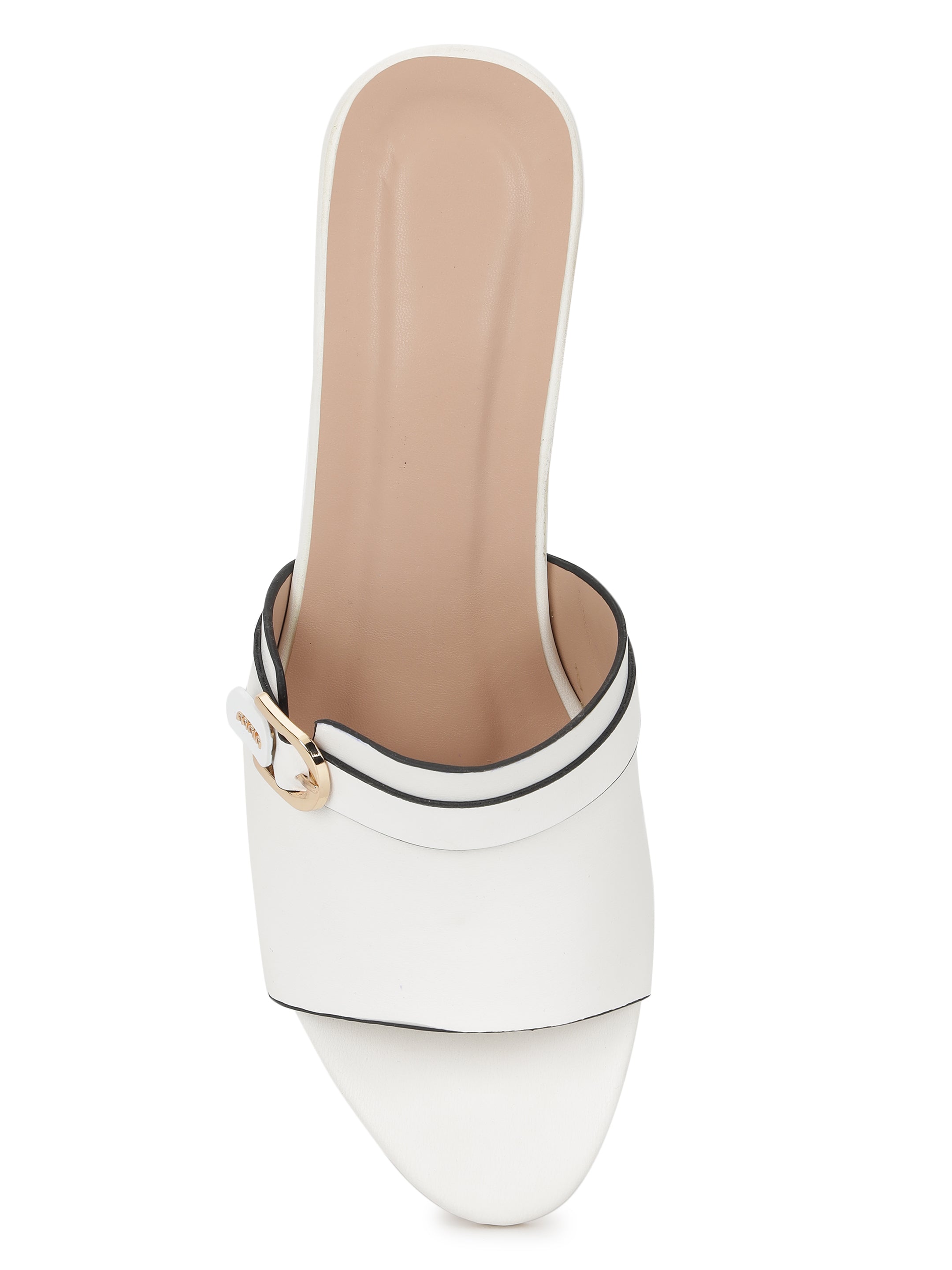 White Heels Sandals for Women