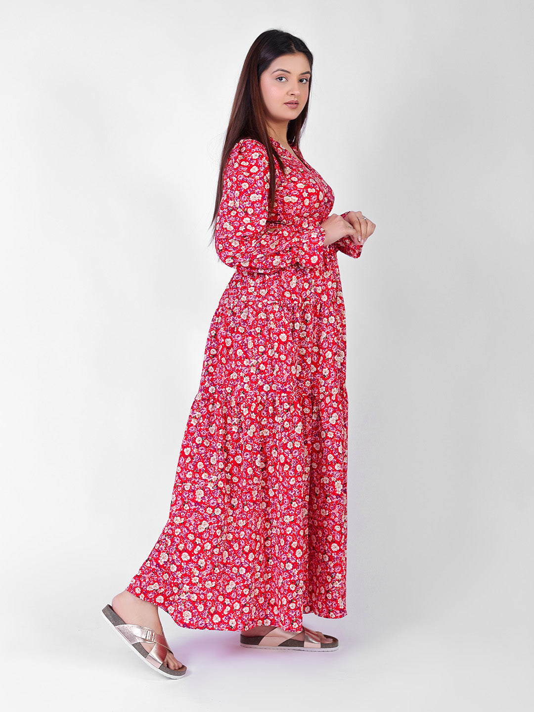 Rosegold Women's Flat Sandals