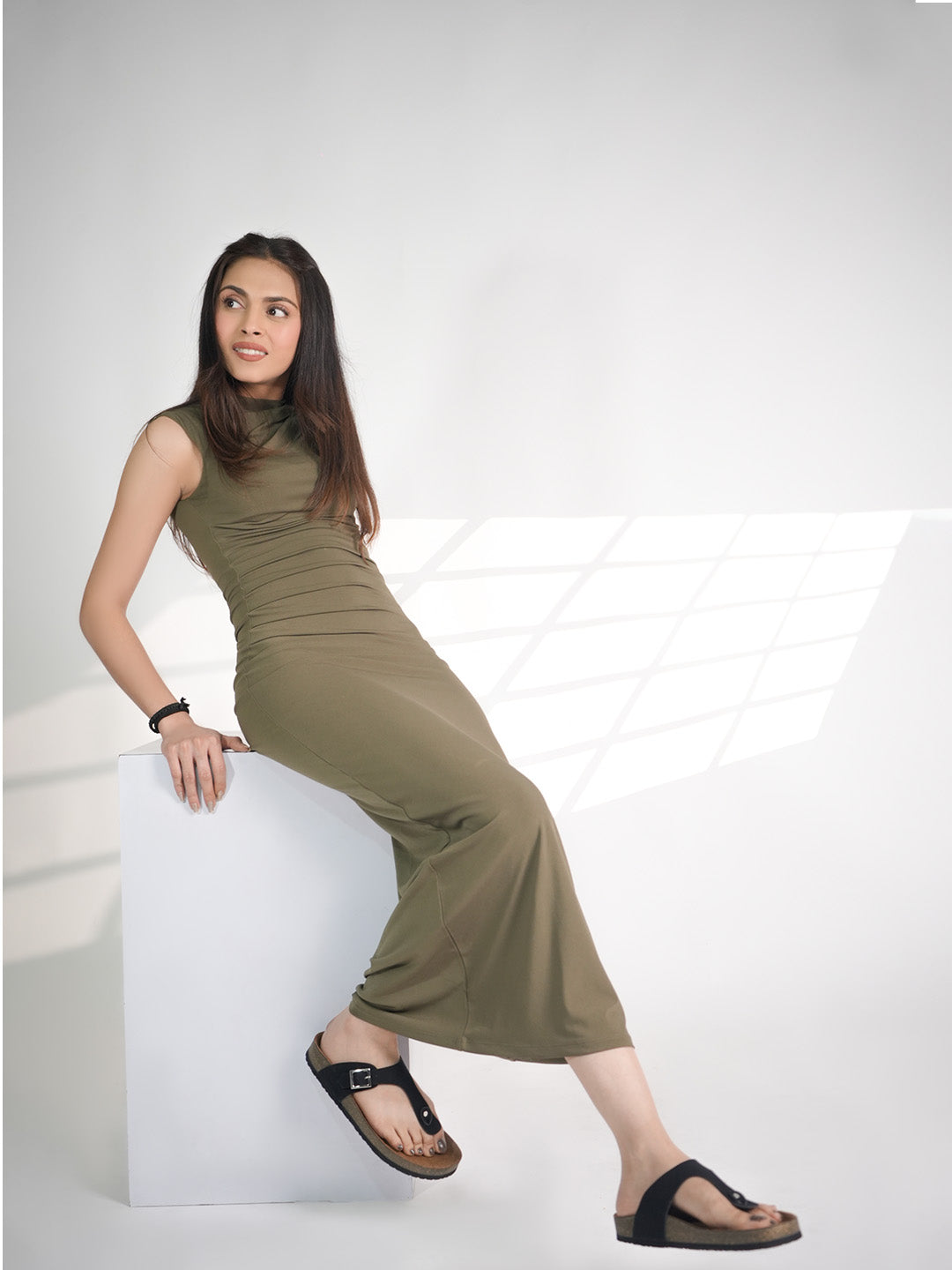 Black Suede Sandals for Women - Regent