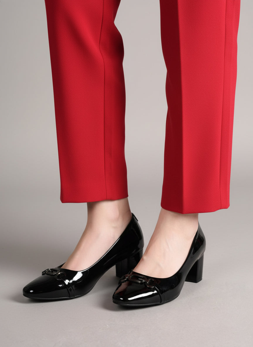 Black Pumps Heels Sandals for women