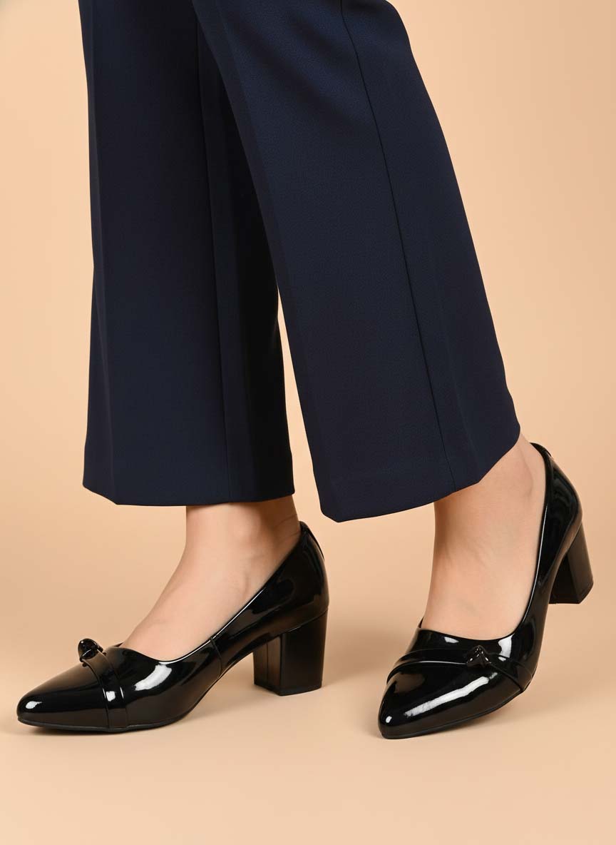 Black Pumps Heels Sandals for women