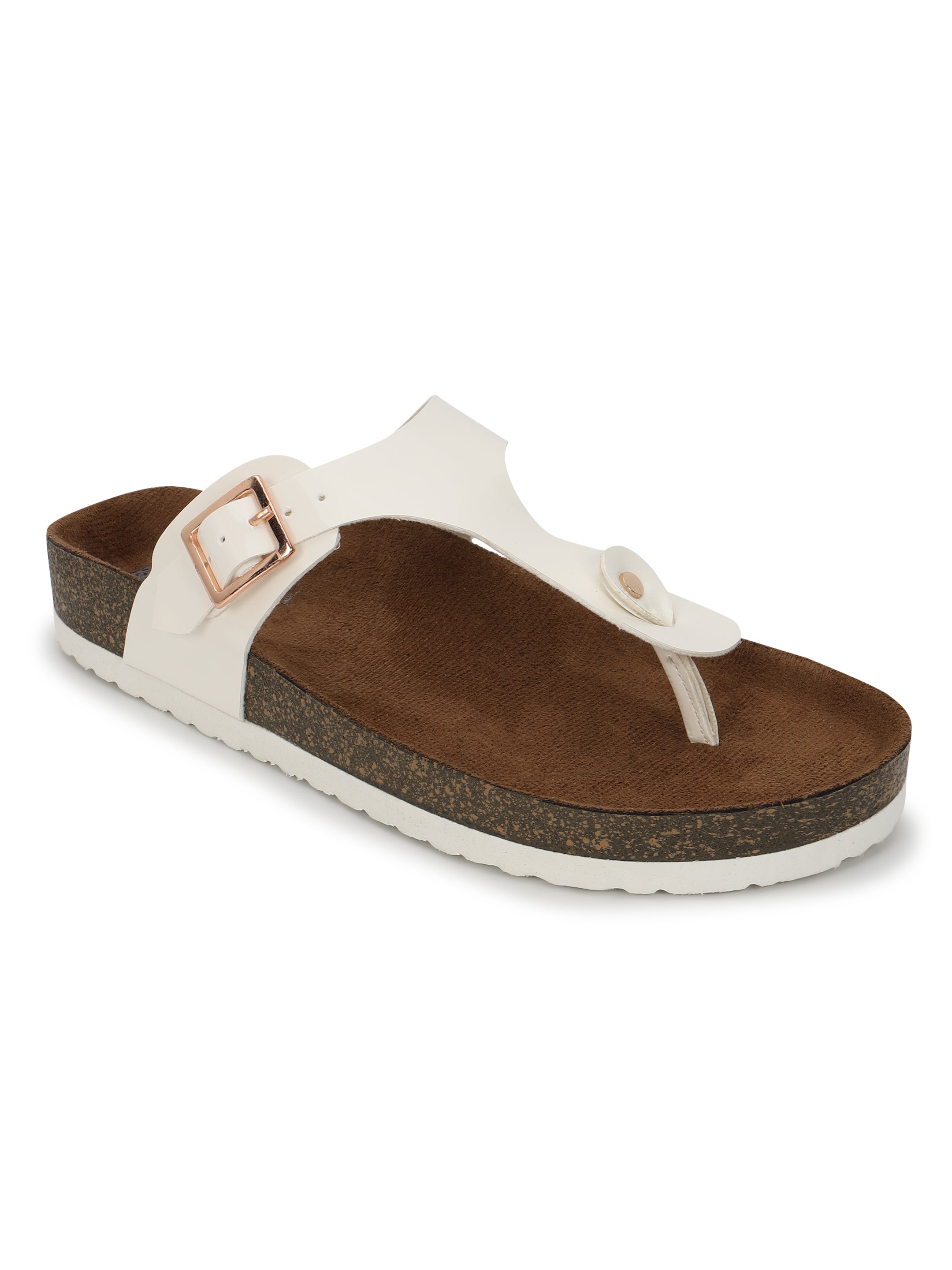 White Patent Sandals for Women - Regent