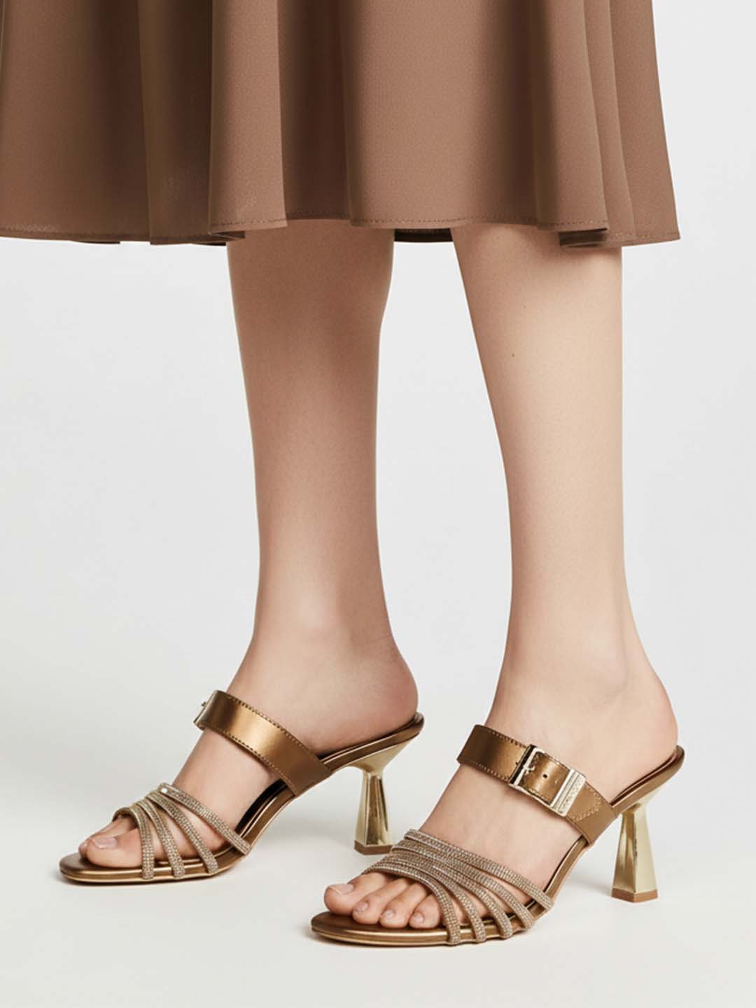 Antique Kitten Heels Sandals for women