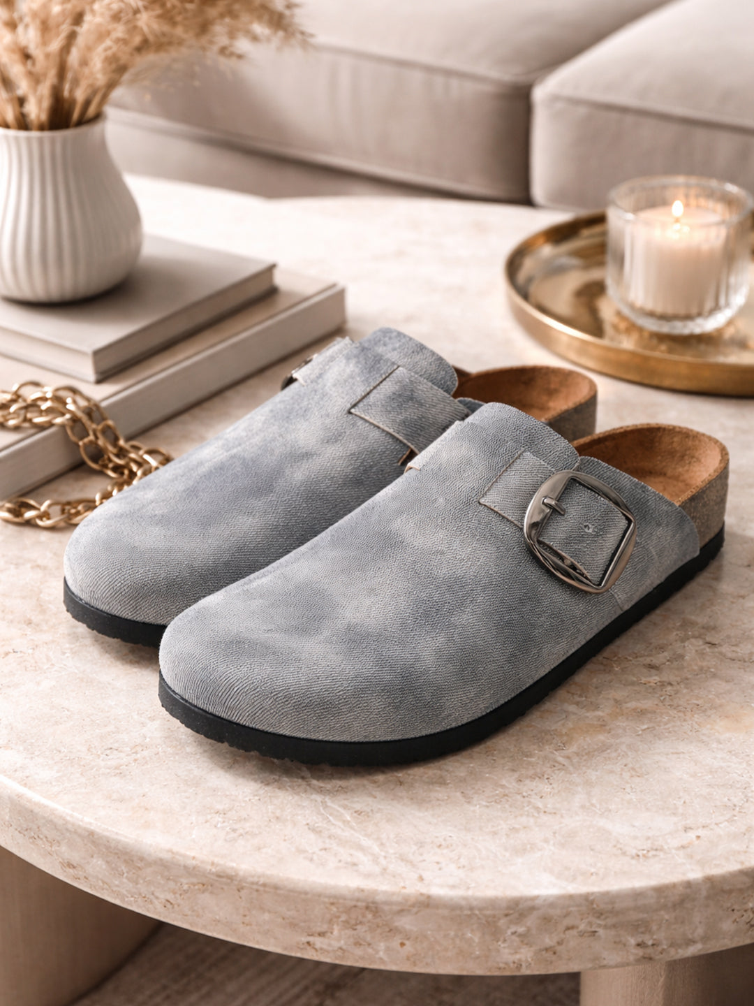 Blue Denim Clogs for Women - Brixton